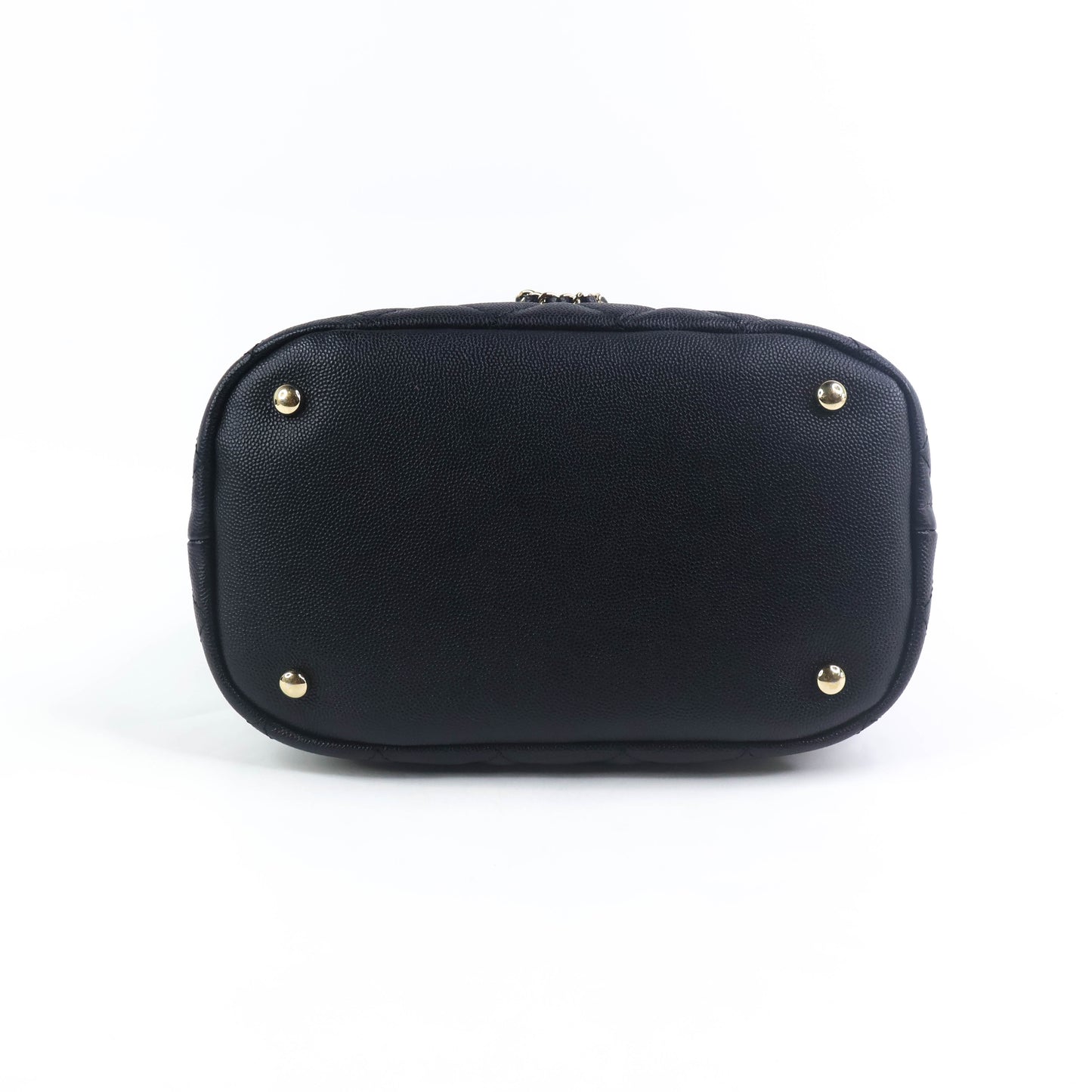 Chanel Drawstring Bag Black Caviar