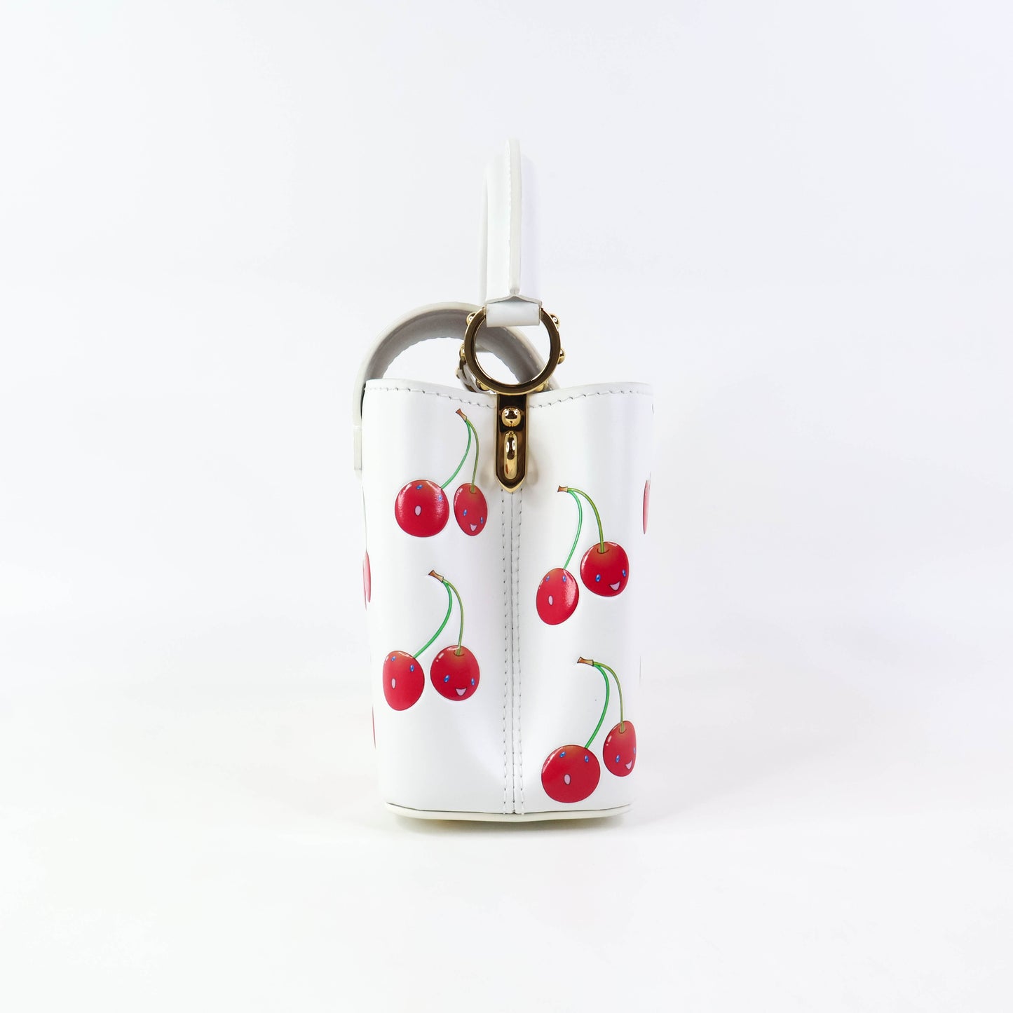 Louis Vuitton x TM Capucines Mini White Cherry