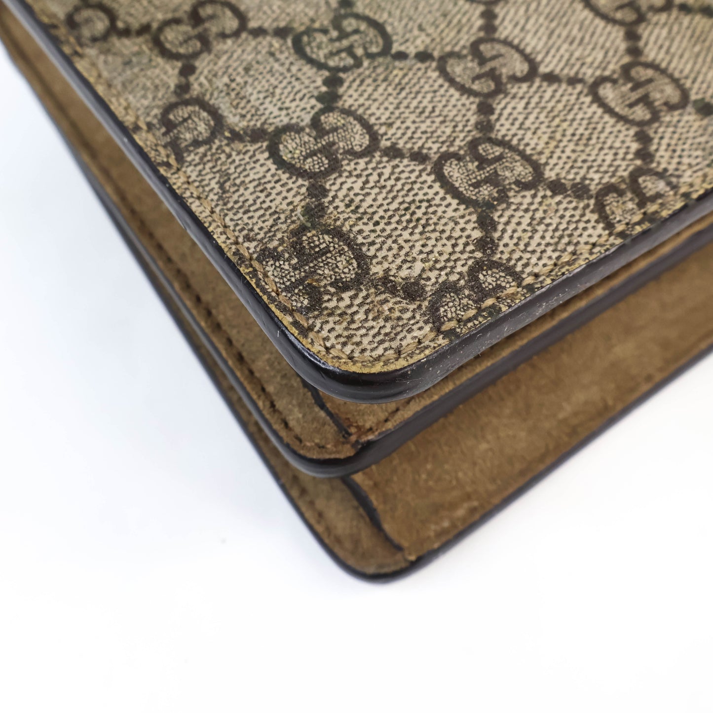 Gucci Dionysus GG Supreme Suede Brown