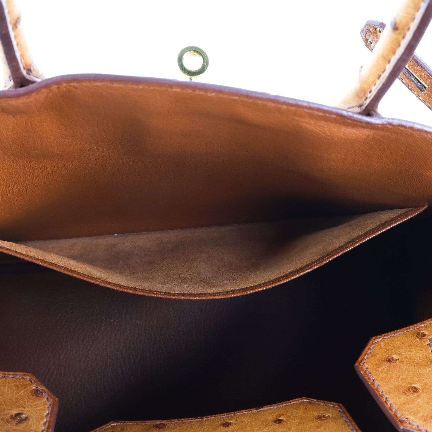 Hermes Birkin 30 Ostrich Cognac