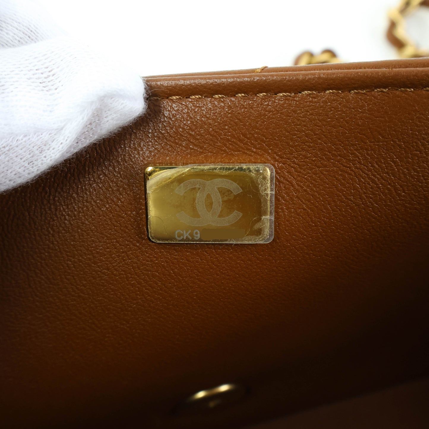 Chanel Flap Bag Fur Brown GHW Lamb