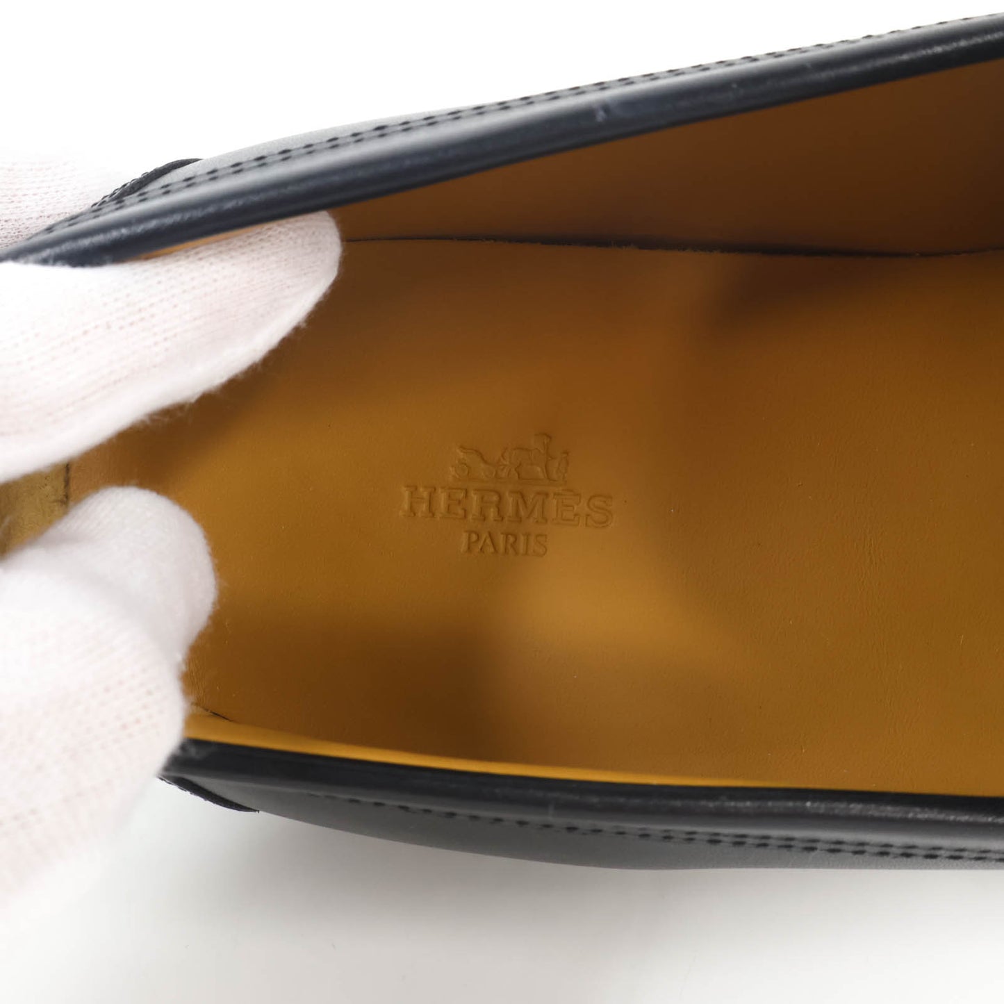 Hermes Destin Loafer Fabric Black 45