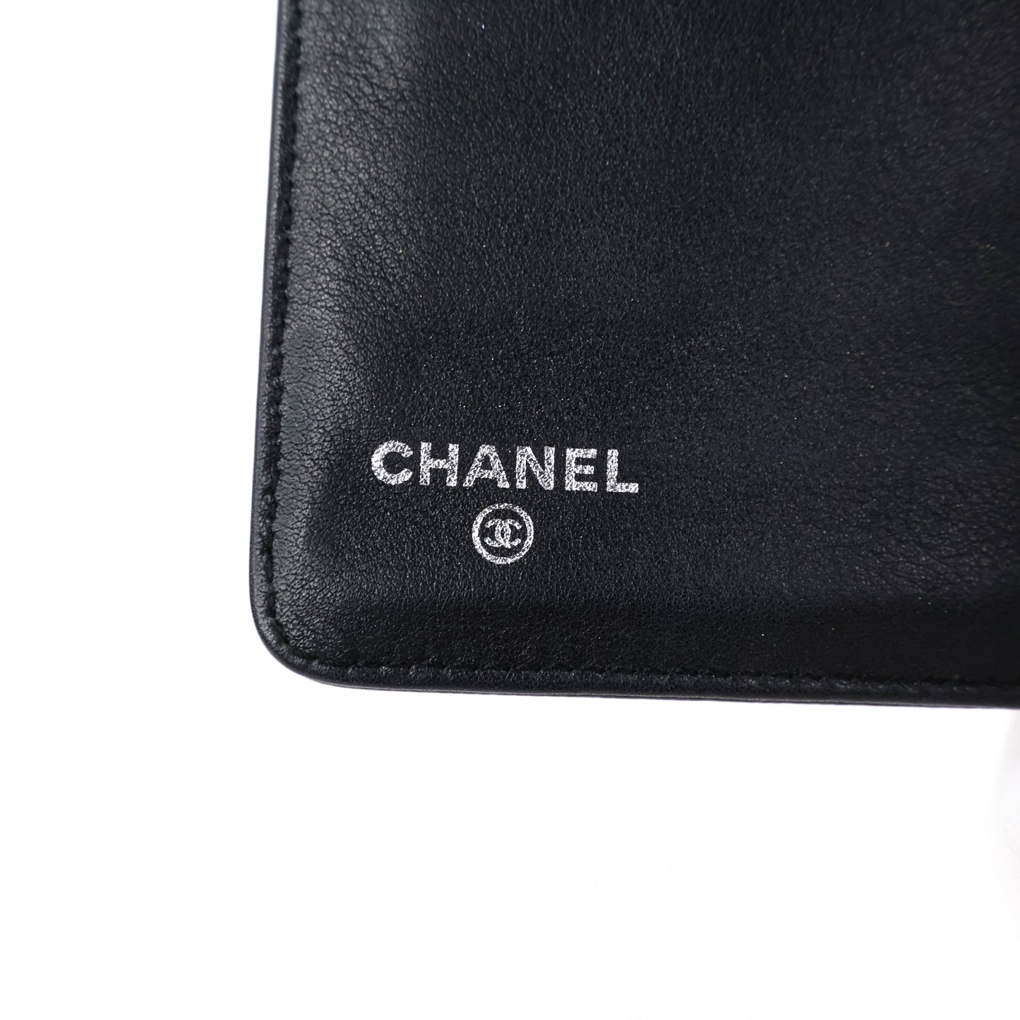 Chanel Bi Fold Long Wallet Black Caviar GHW