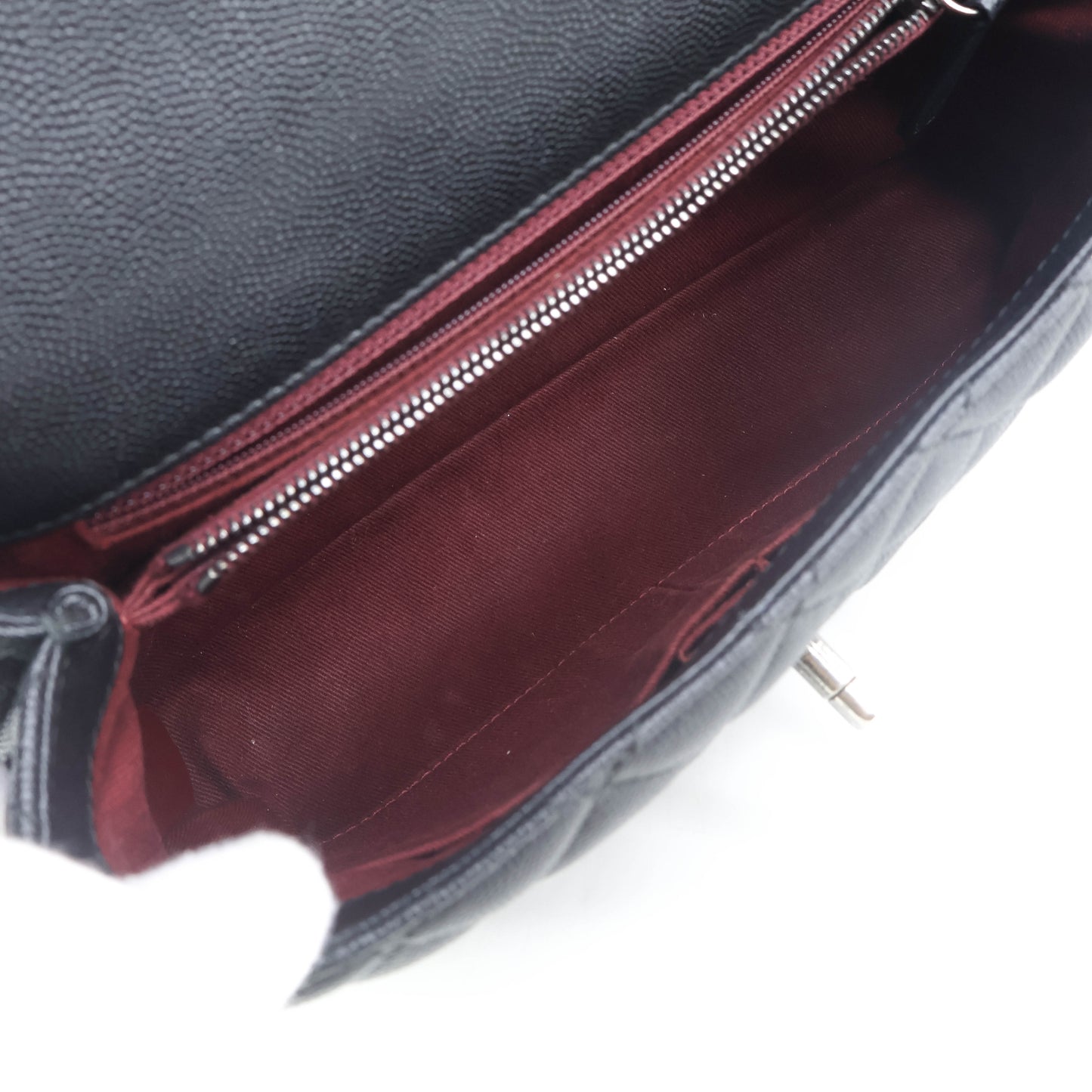 Chanel Coco Handle Medium Black Caviar