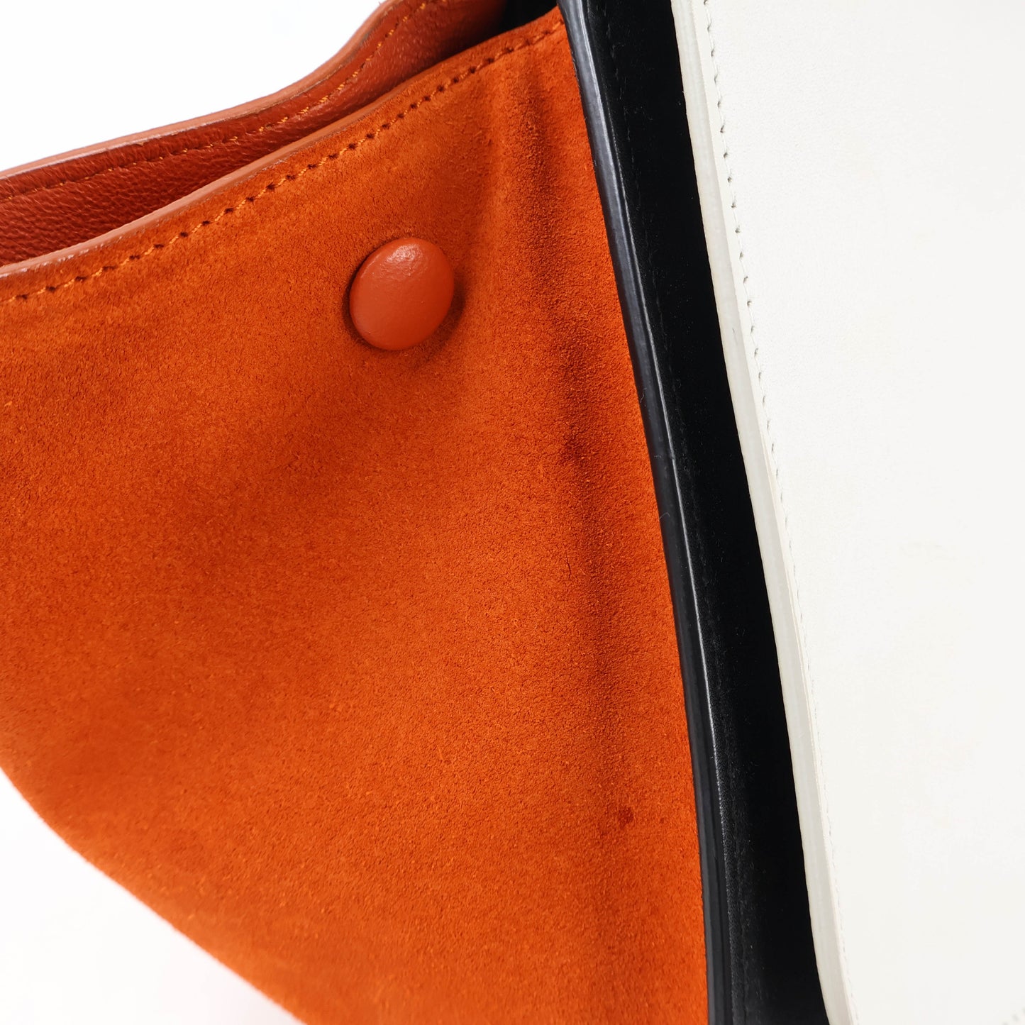 Celine Trapeze Small burnt Orange/Black/White