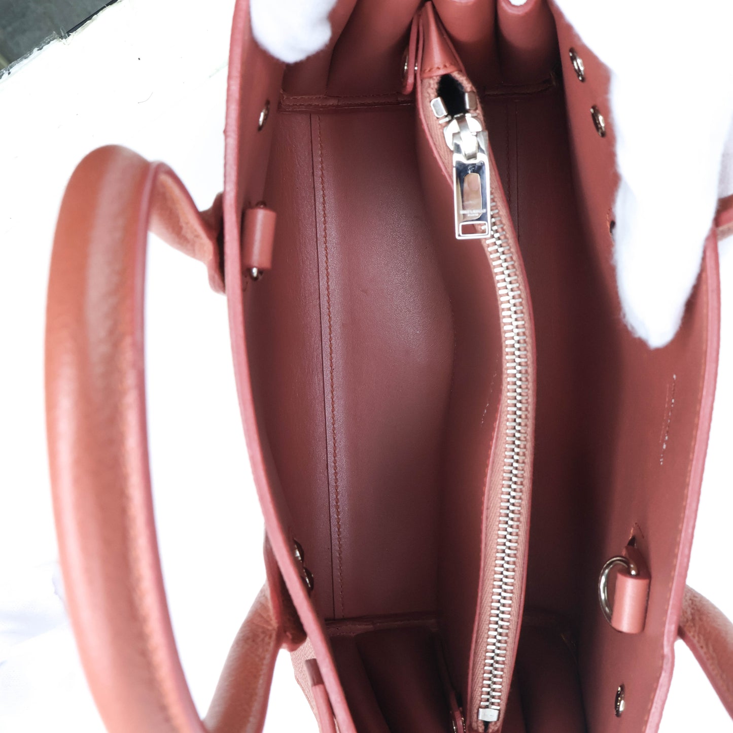 Saint Laurent Sac De Jour Baby Terracotta