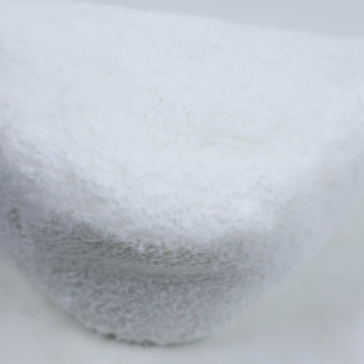 Prada Triangle Terrycloth Shoulder Bag White