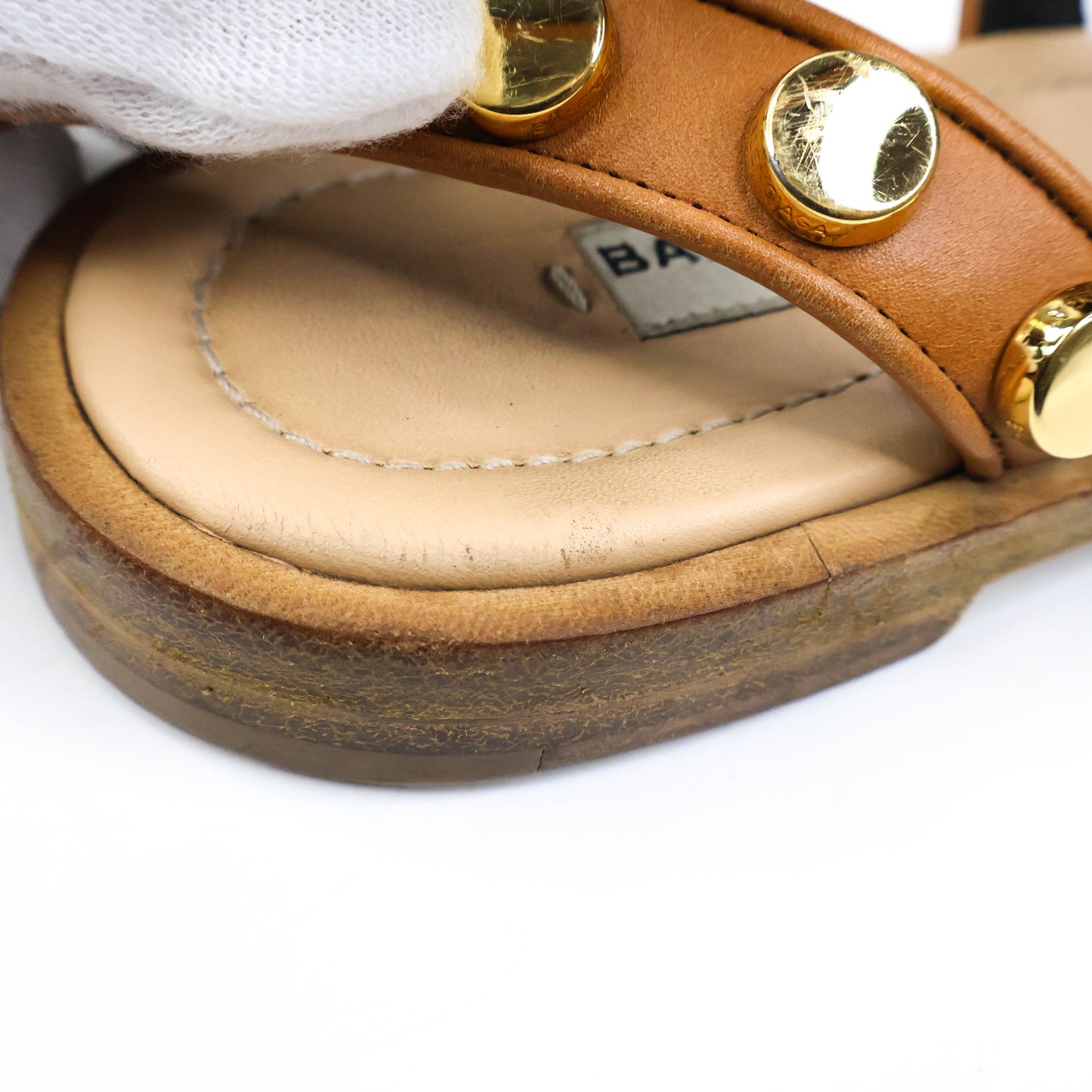 Balenciaga Gladiator Flat Brown 37