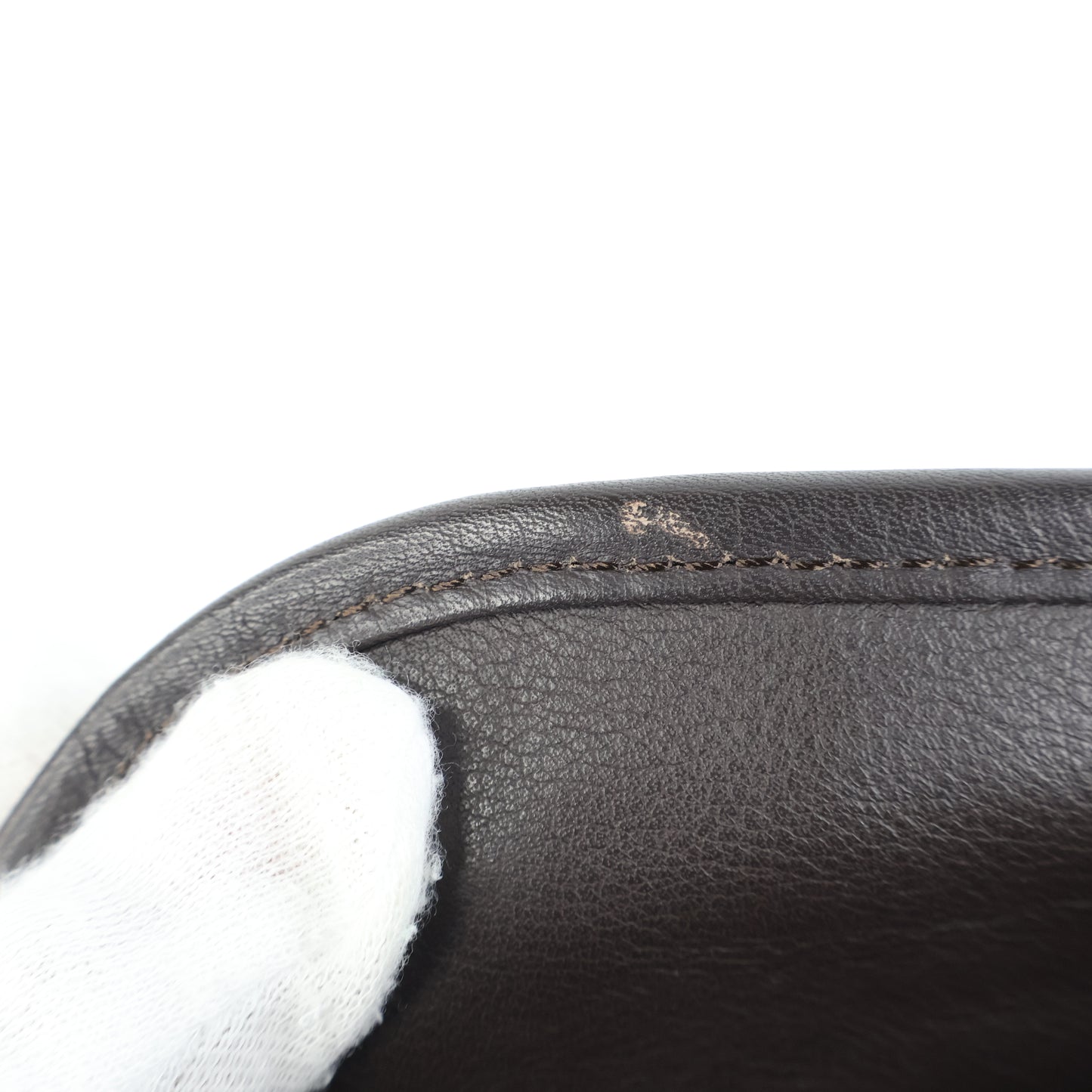 Loewe Anagram Tricolor Pebbled Handbag Leather Tan Green