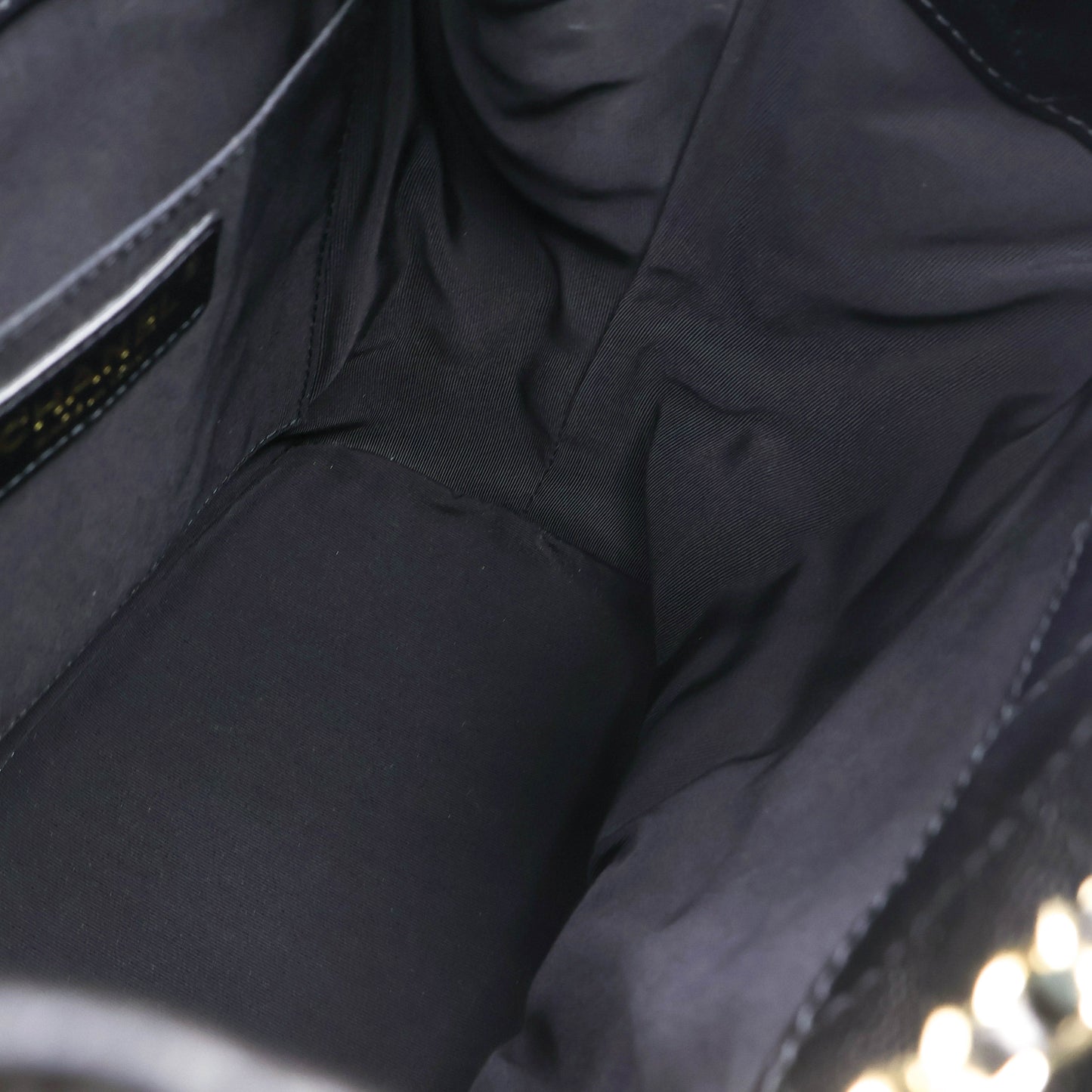 Chanel Drawstring Bag Black Caviar