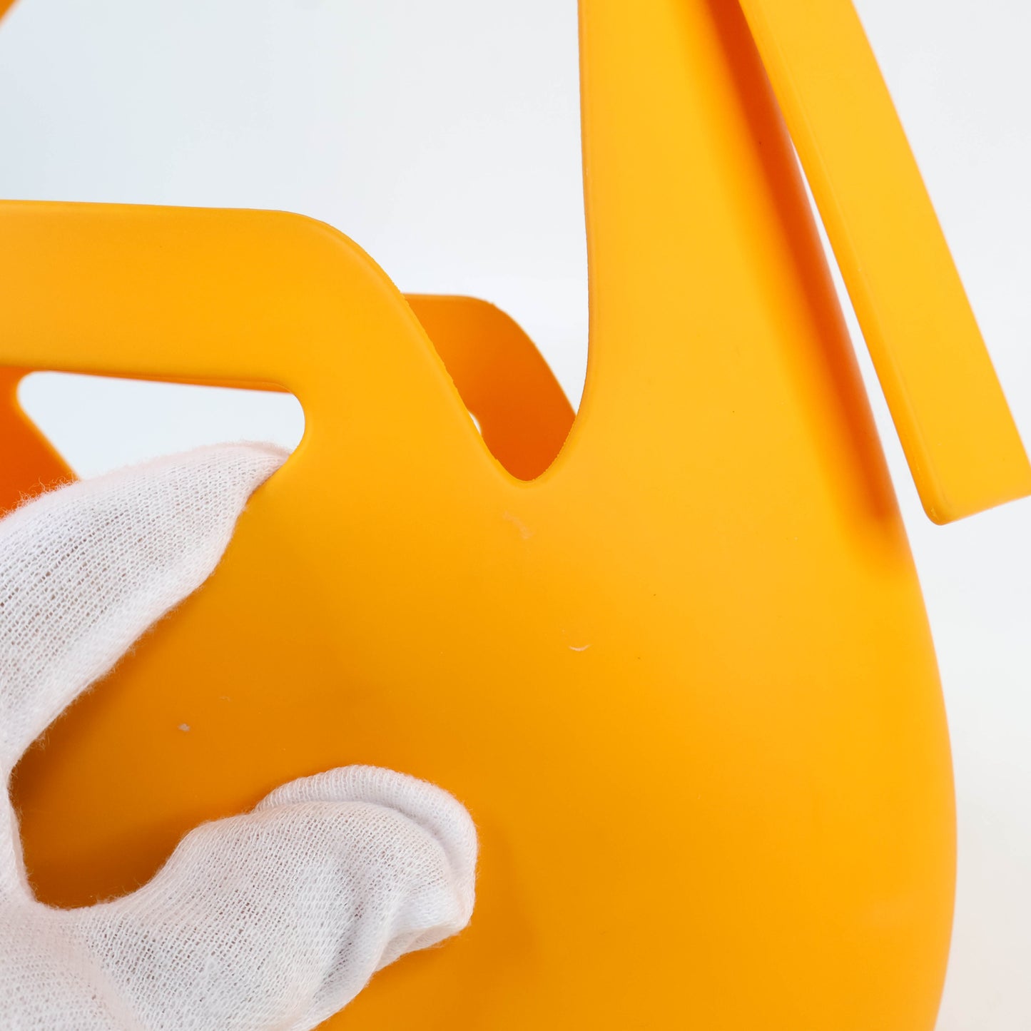 Bottega Veneta Recycled Rubber Punch Bag Orange