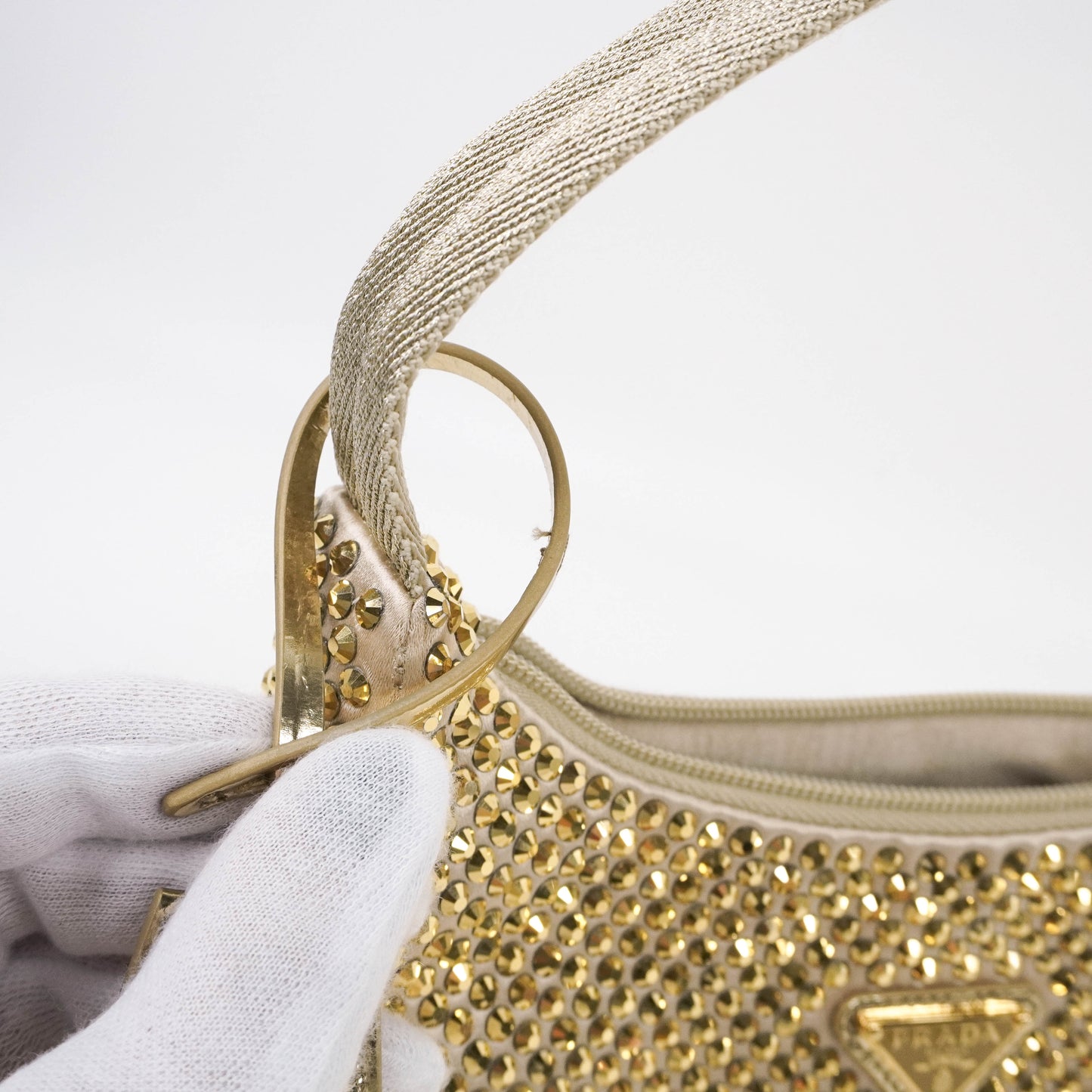 Parda Re-Edition 2000 Gold With Crystal