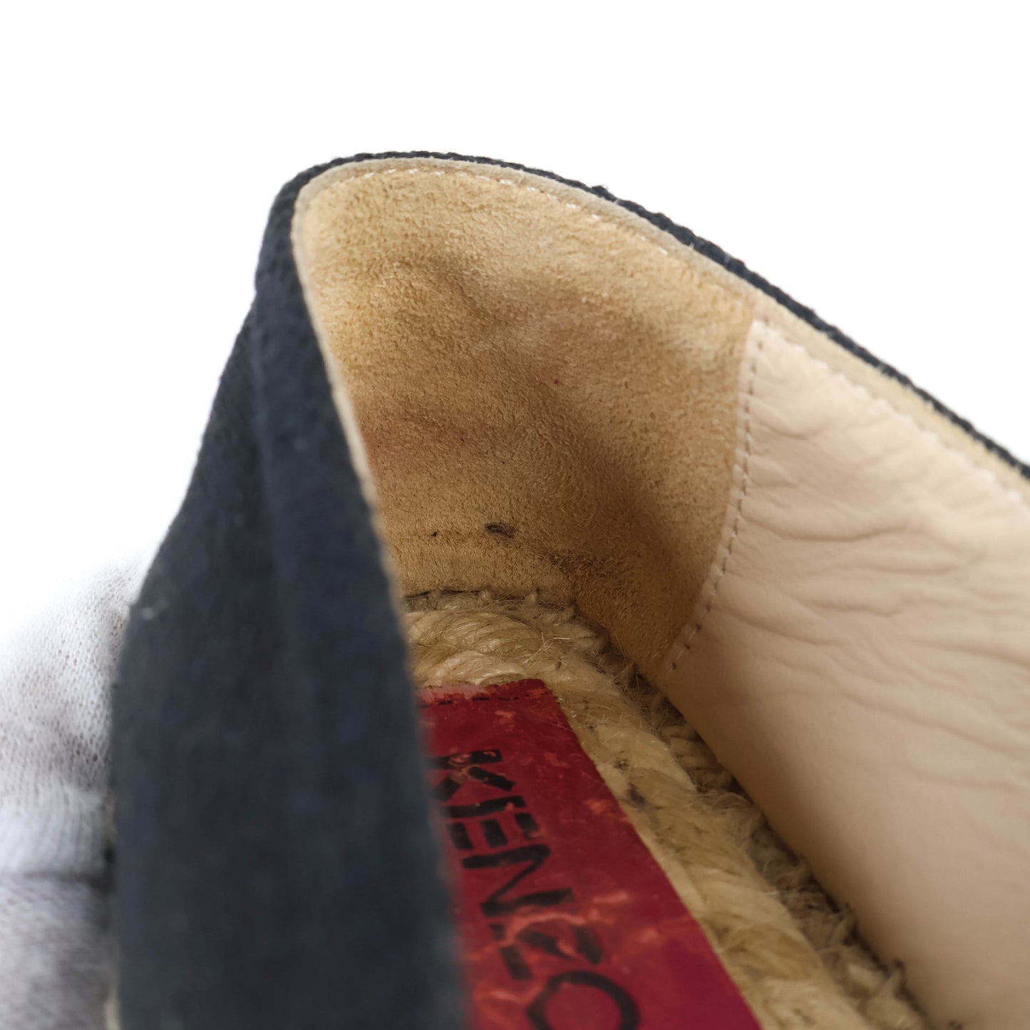 Kenzo Espadrille Black Canvas 36