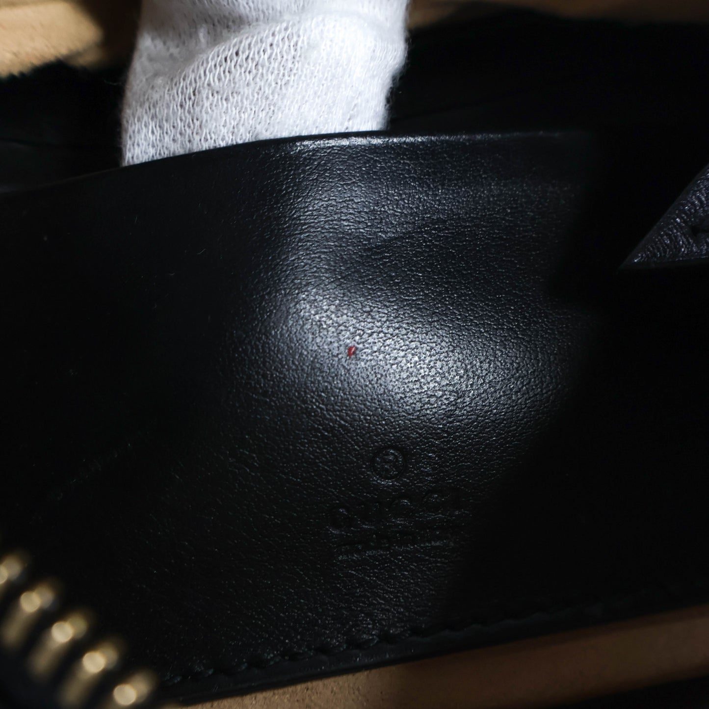 Gucci Marmont Half Moon Mini Black