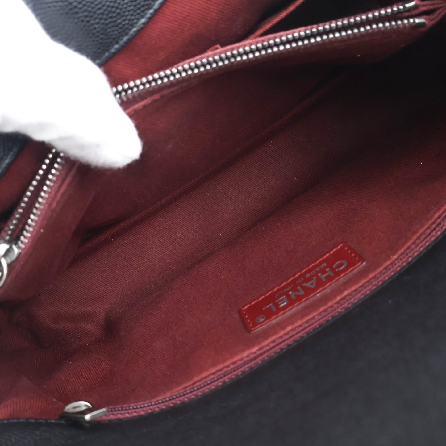 Chanel Coco Handle Medium Black Caviar