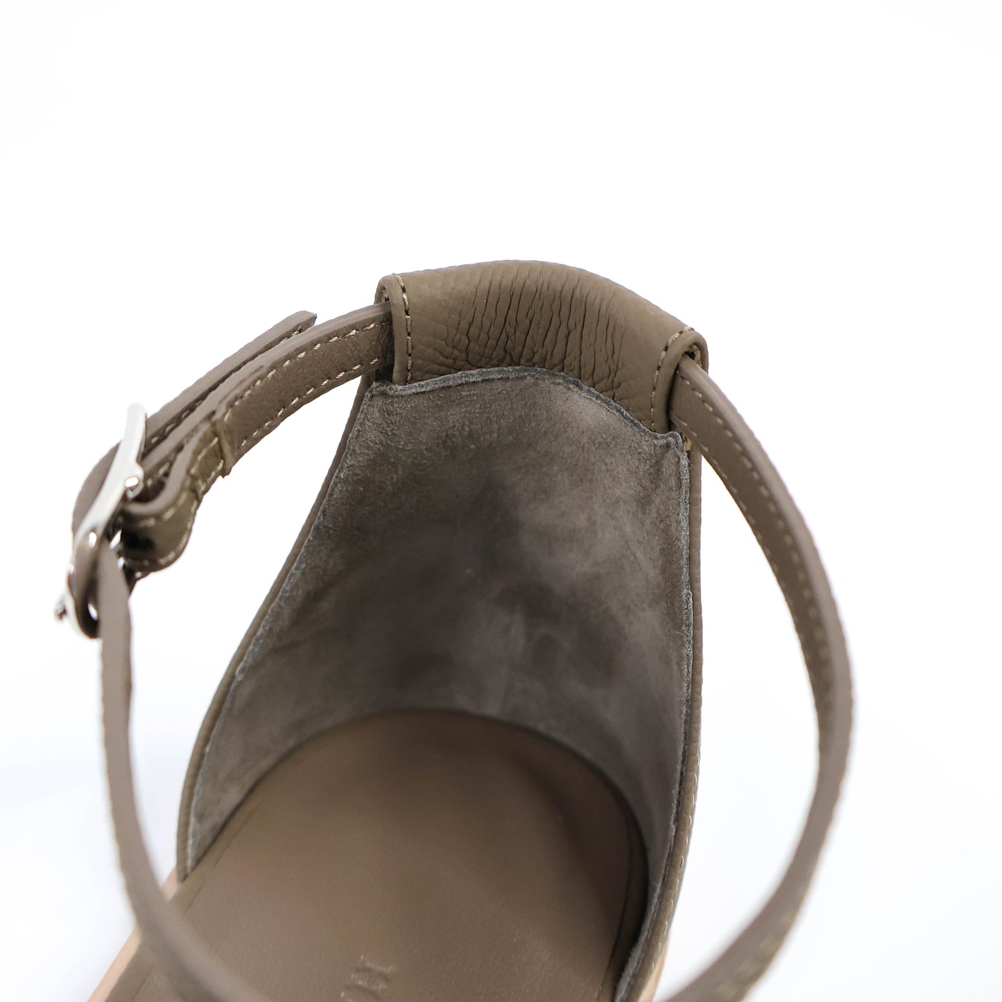 Hermes Santorini Sandals Etoupe 37