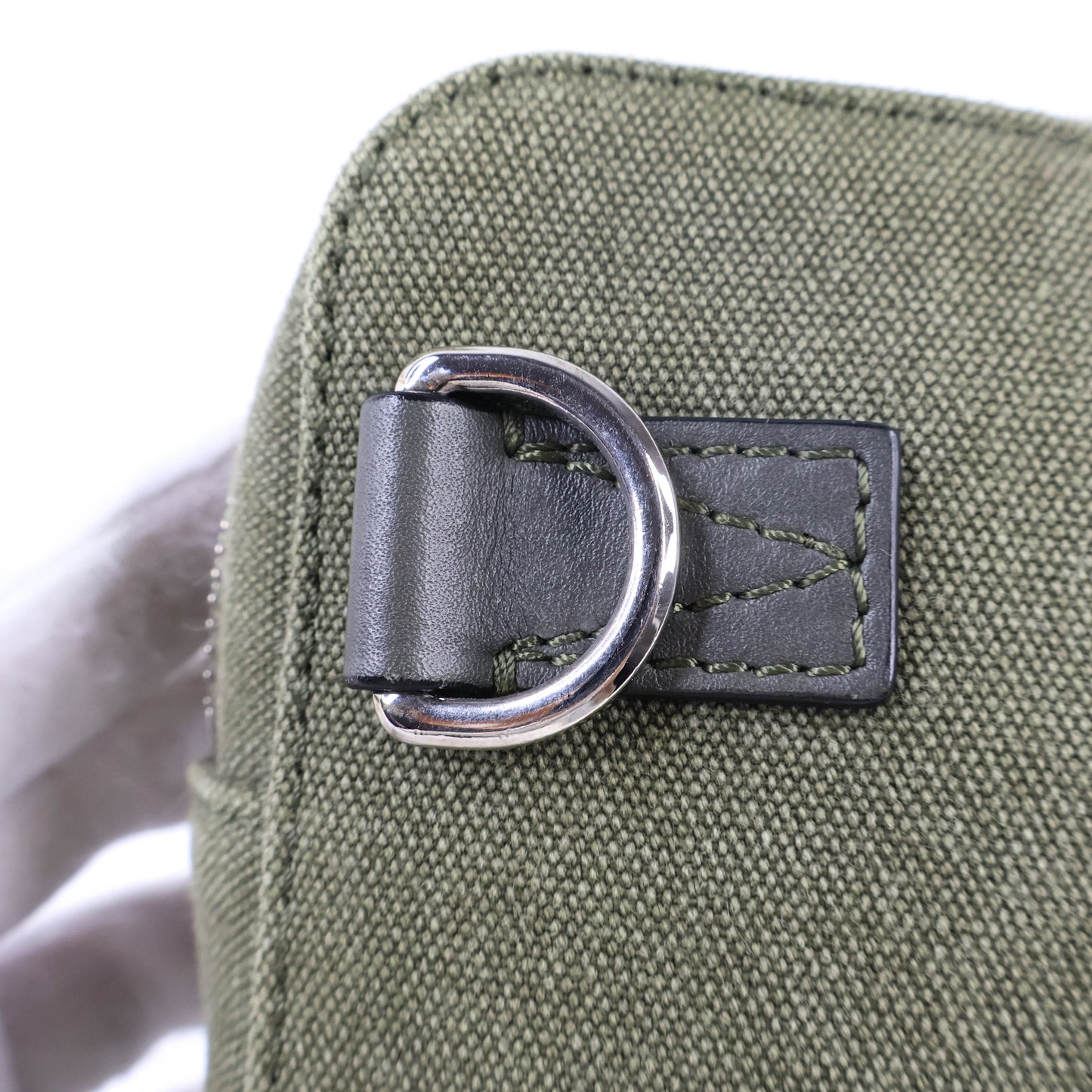 Valentino Crossbody Bag Canvas Khaki