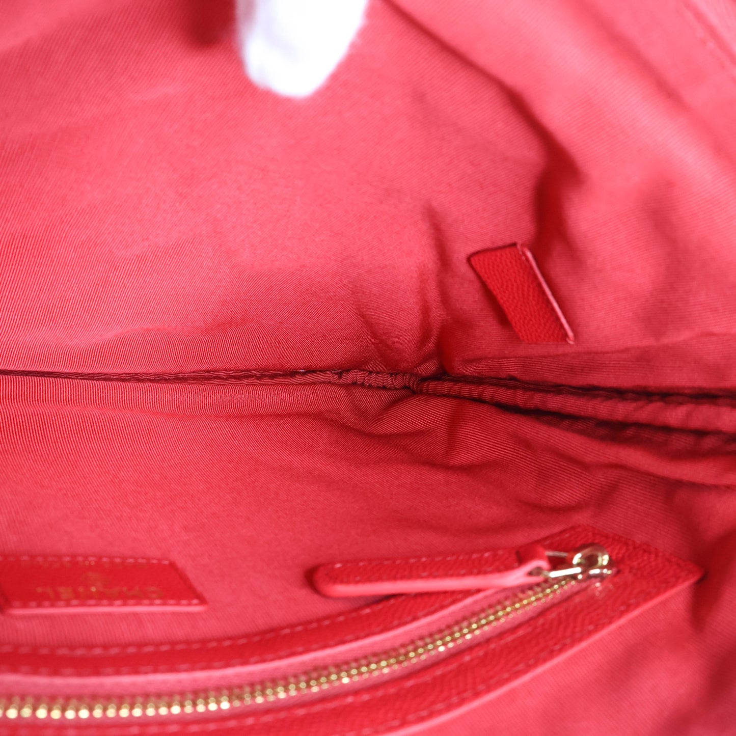 Chanel Classic Medium Clutch Red Lamb GHW