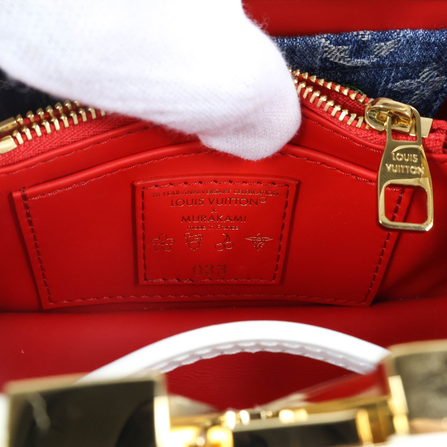 Louis Vuitton x TM Capucines Mini White Cherry