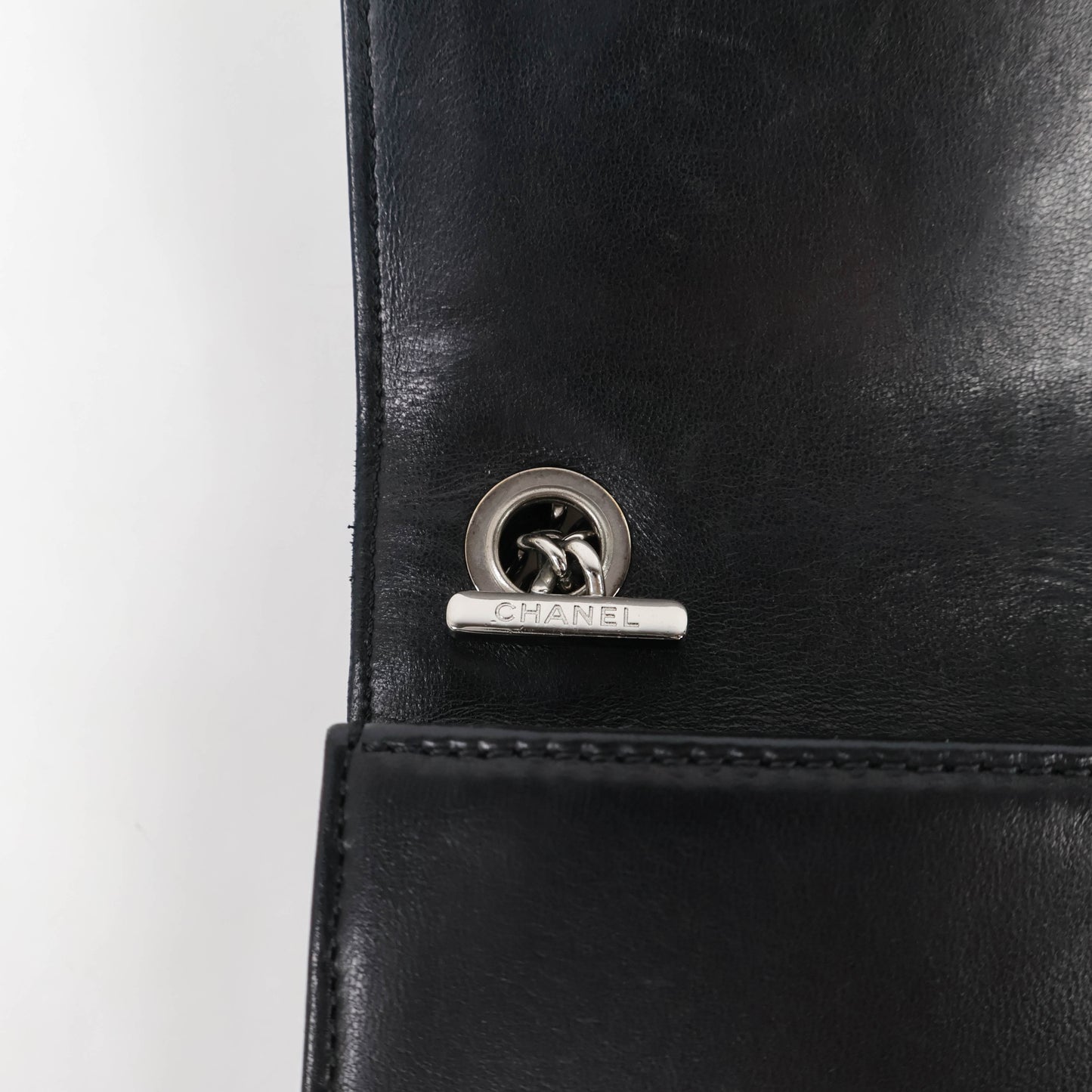 Chanel Boy Brick Flap Bag Plexiglass Black Pink