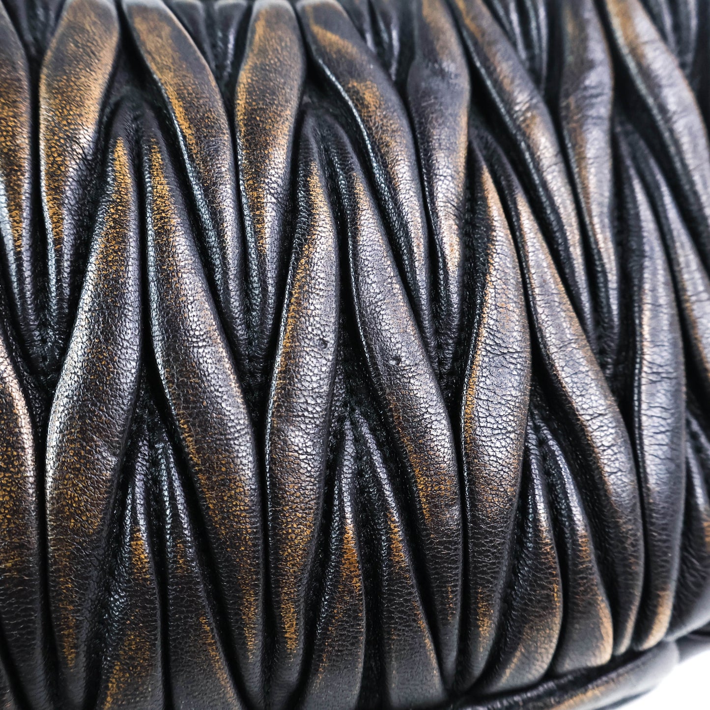 Miu Miu Wander Matelasse Coffee