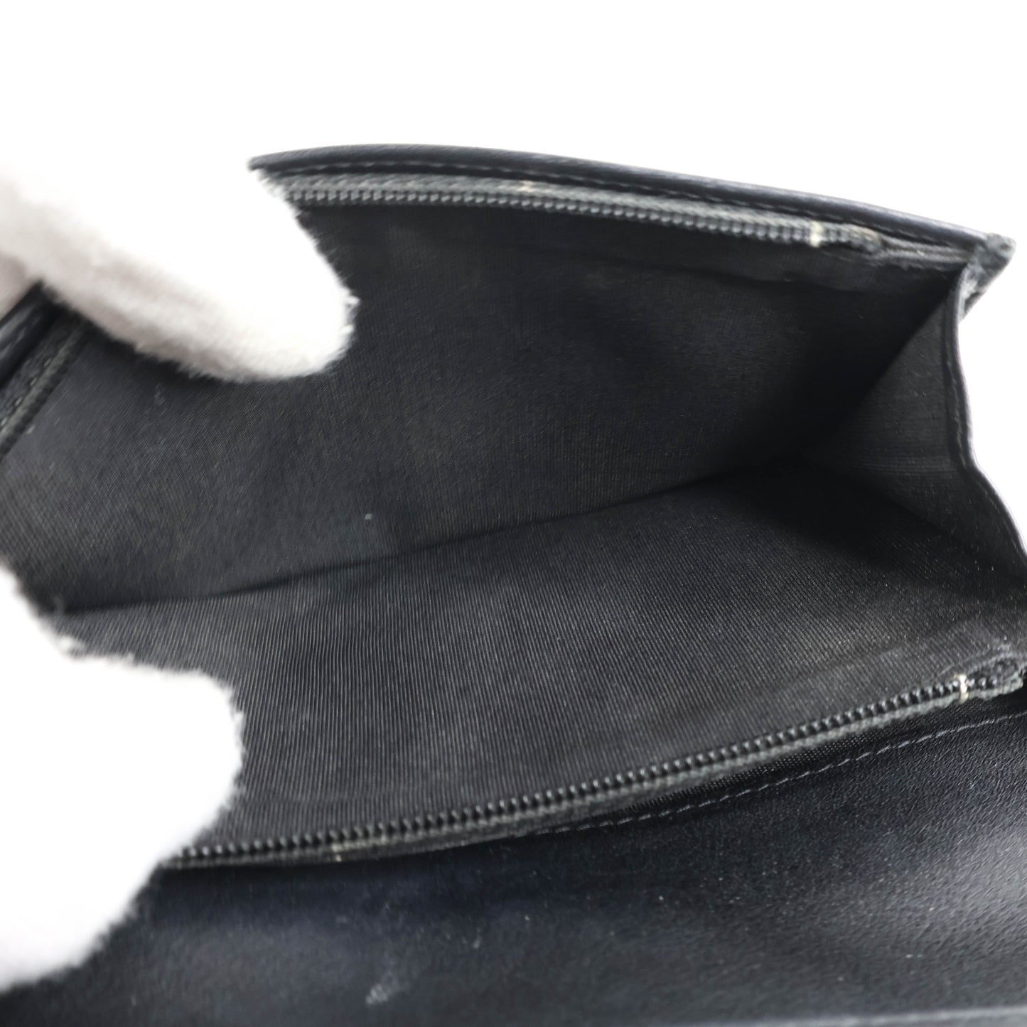 Chanel Bi Fold Long Wallet Black Caviar GHW