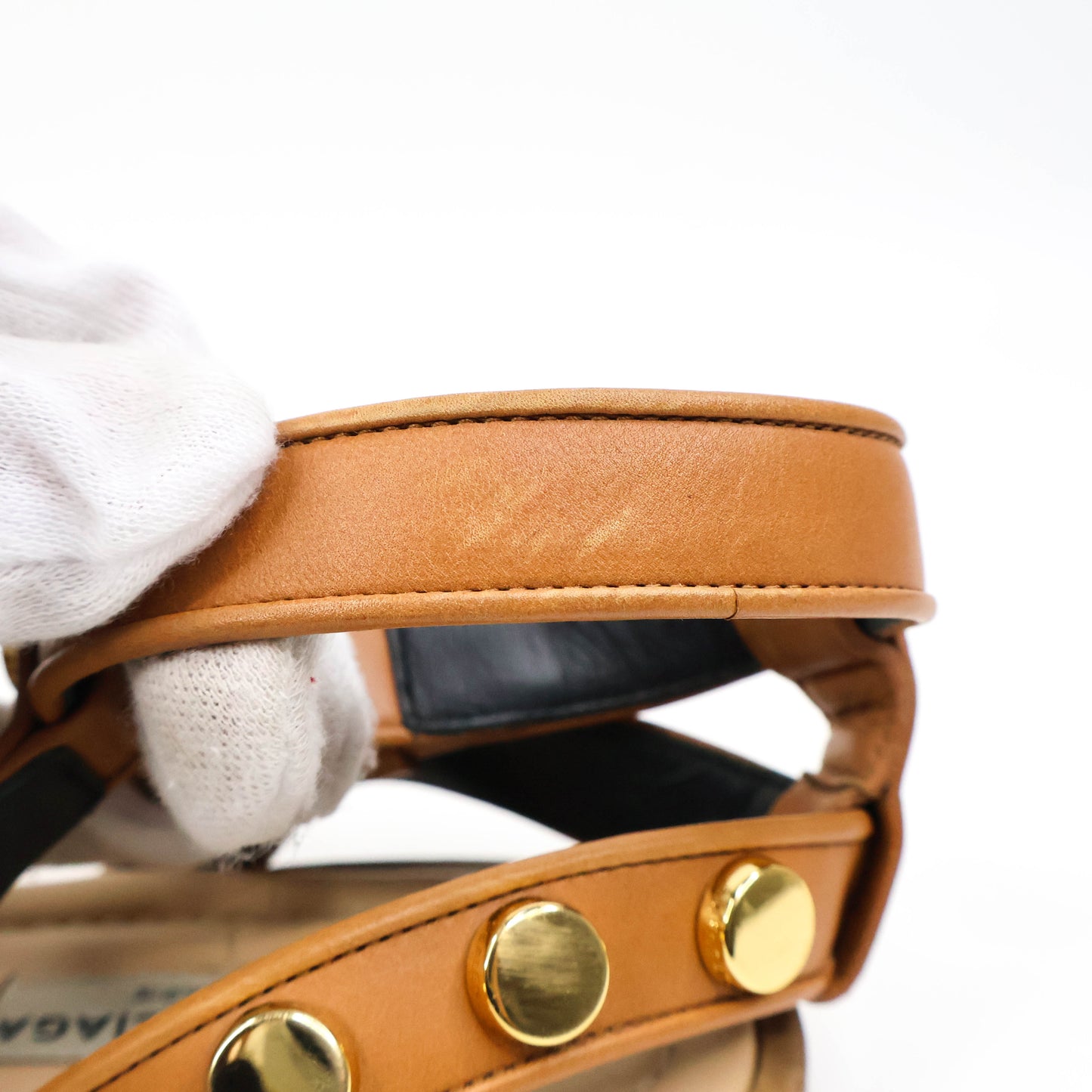 Balenciaga Gladiator Flat Brown 37