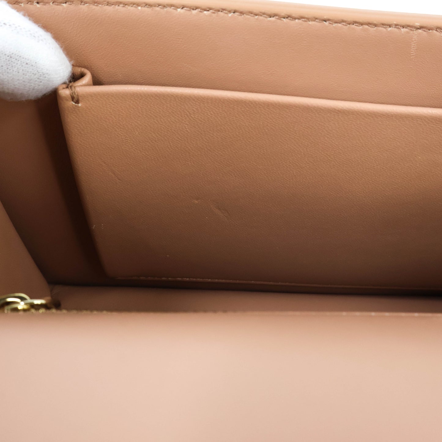 Christian Dior 30 Montaigne Flap Bag Medium Latte