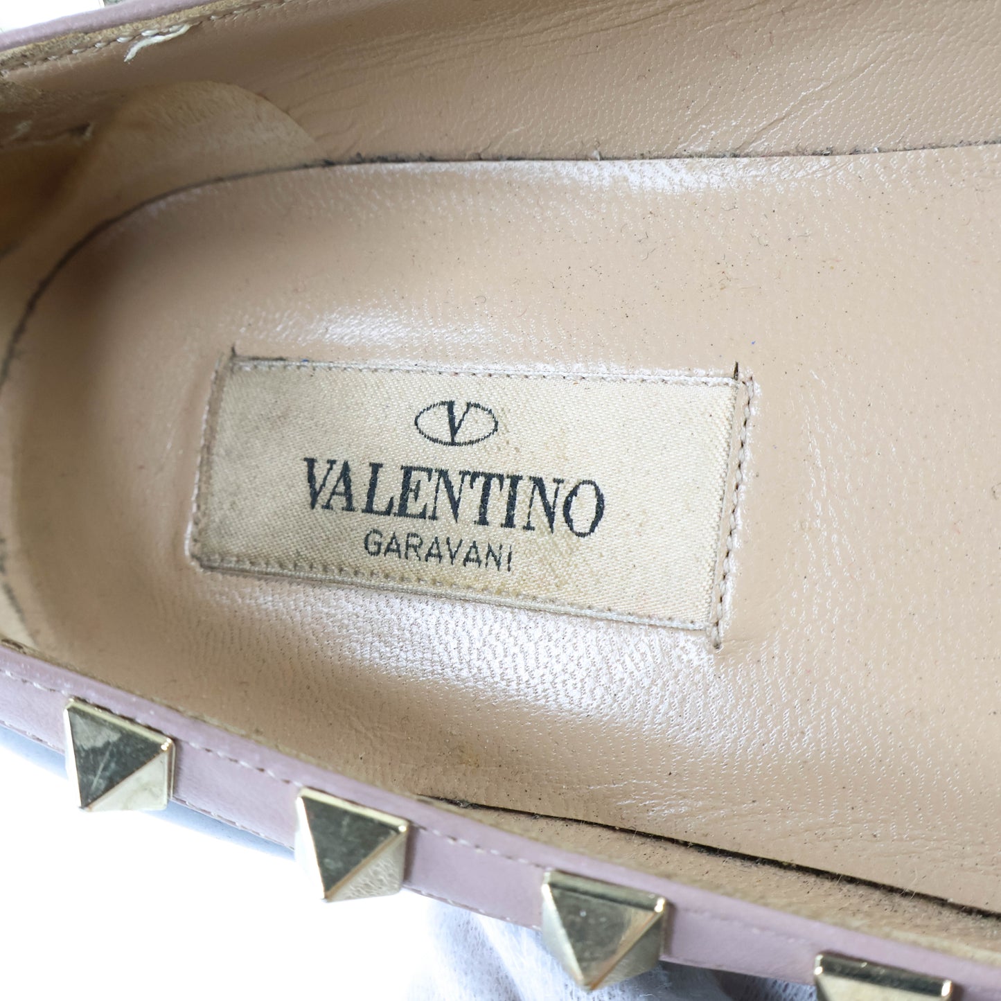 Valentino Flats Rockstud Black 36