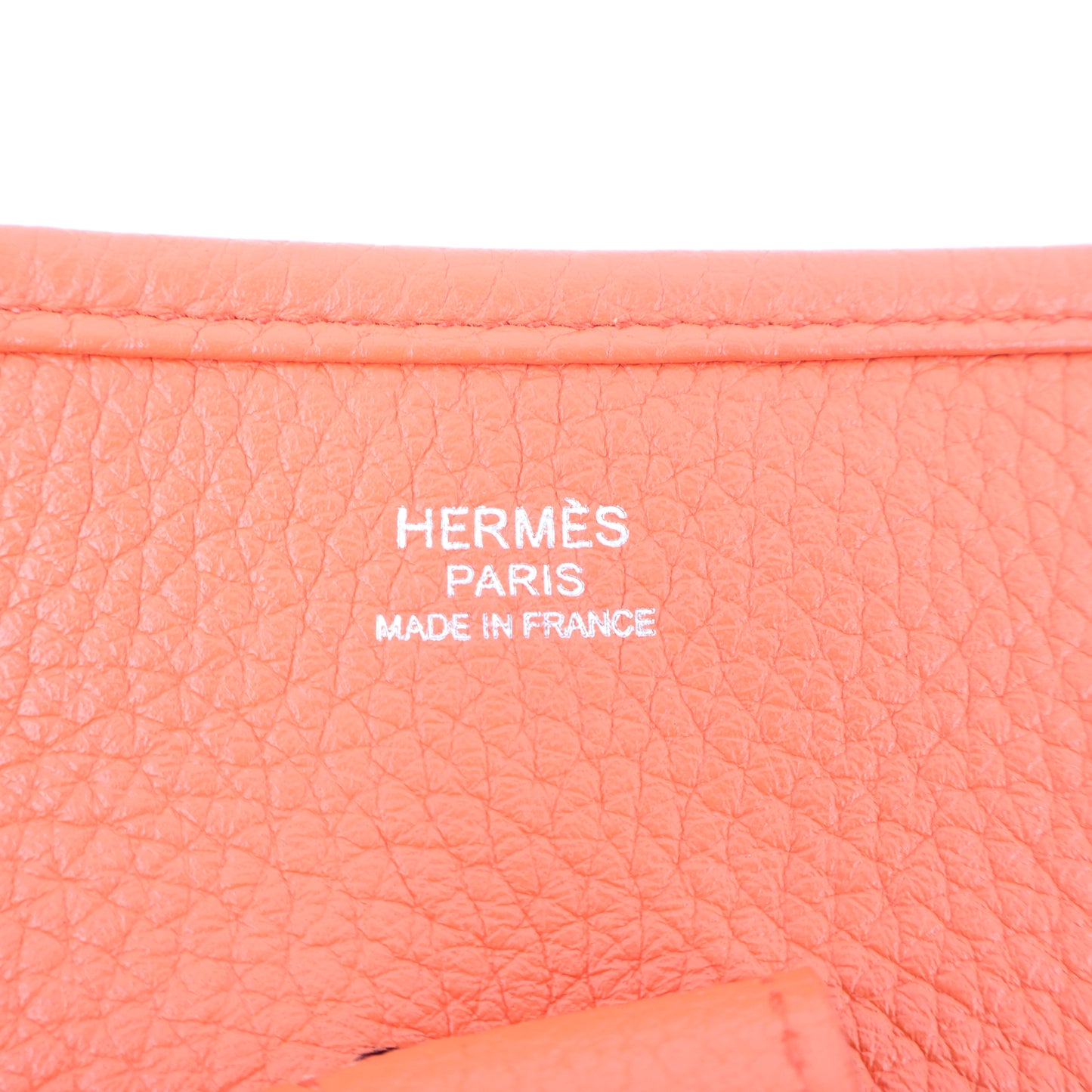 Hermes Evelyne PM Orange Poppy PHW