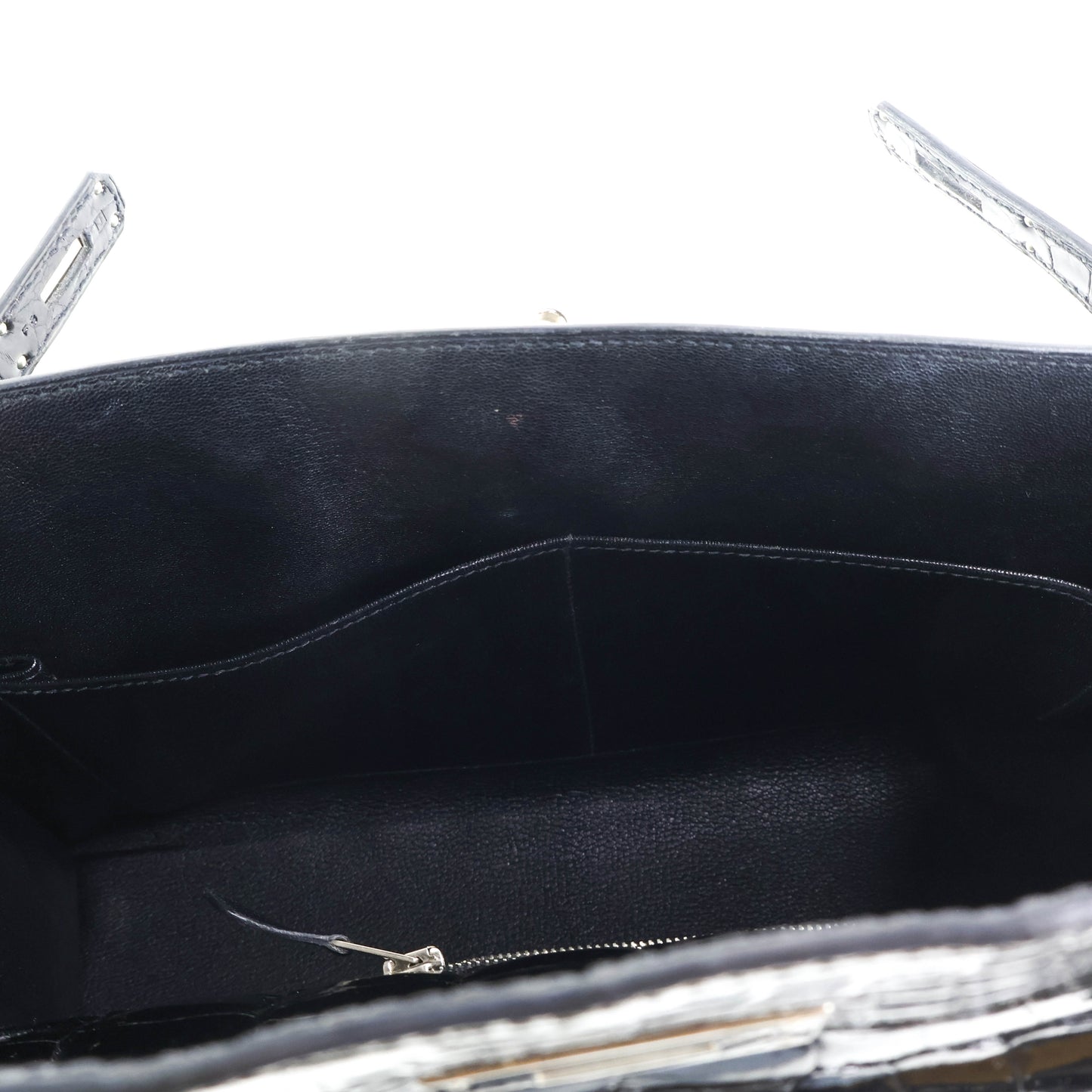 Hermes Kelly32 Black Niloticus shiny