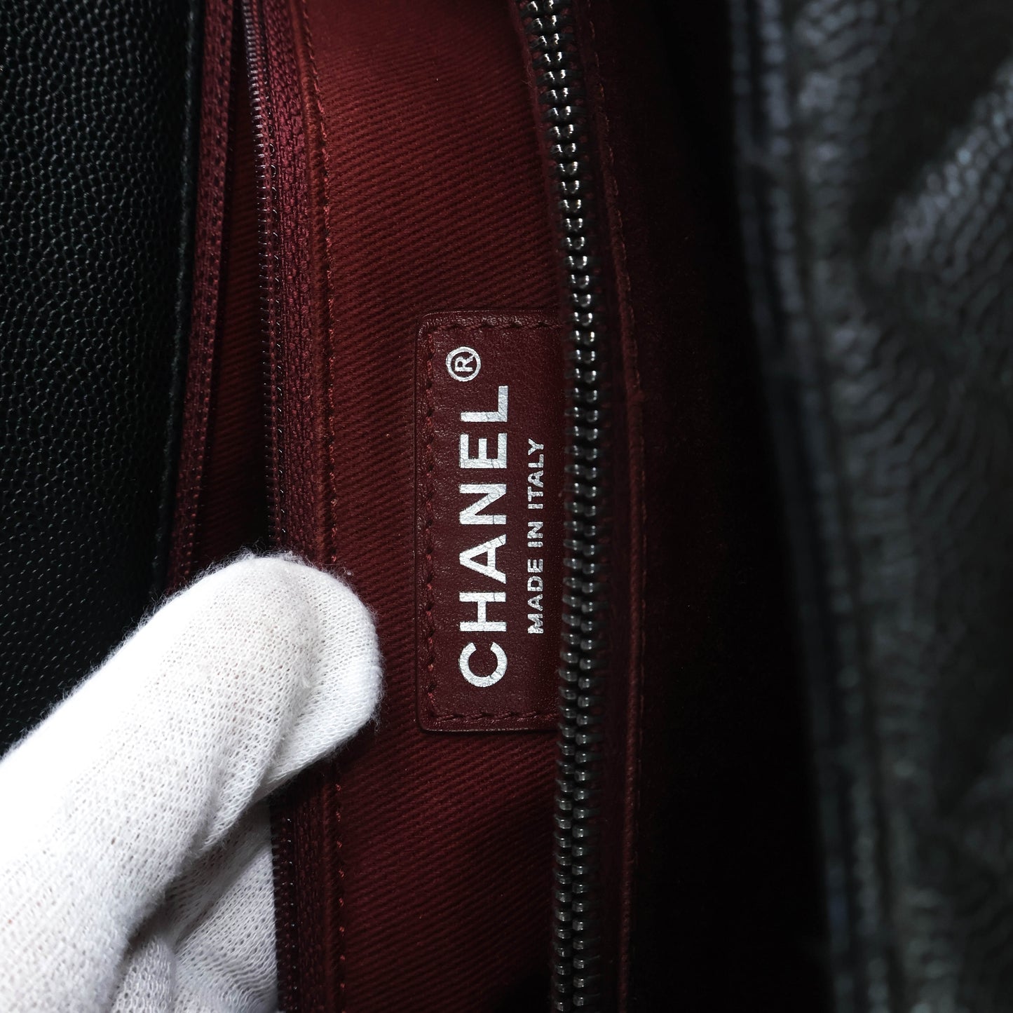 Chanel Coco Handle Medium Black Caviar