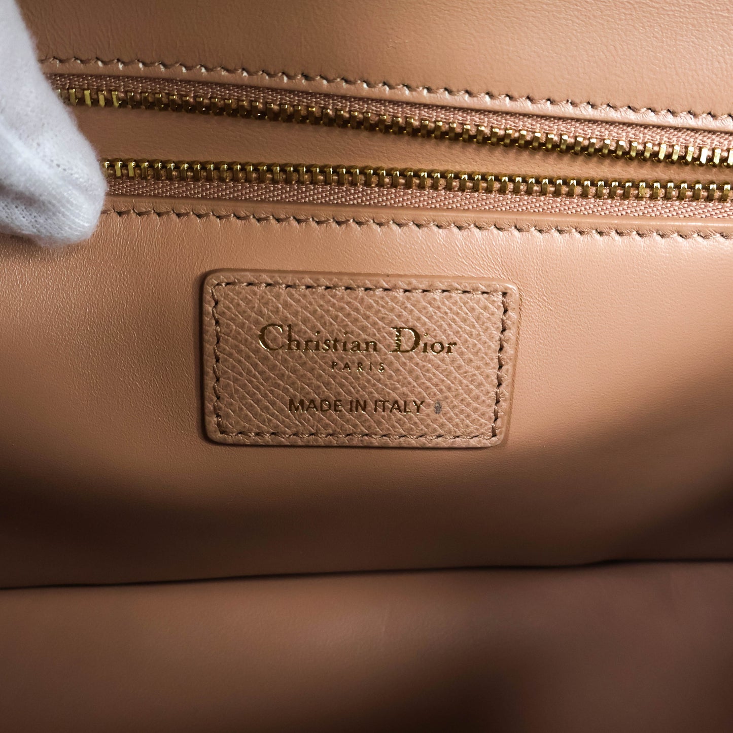 Christian Dior 30 Montaigne Flap Bag Medium Latte