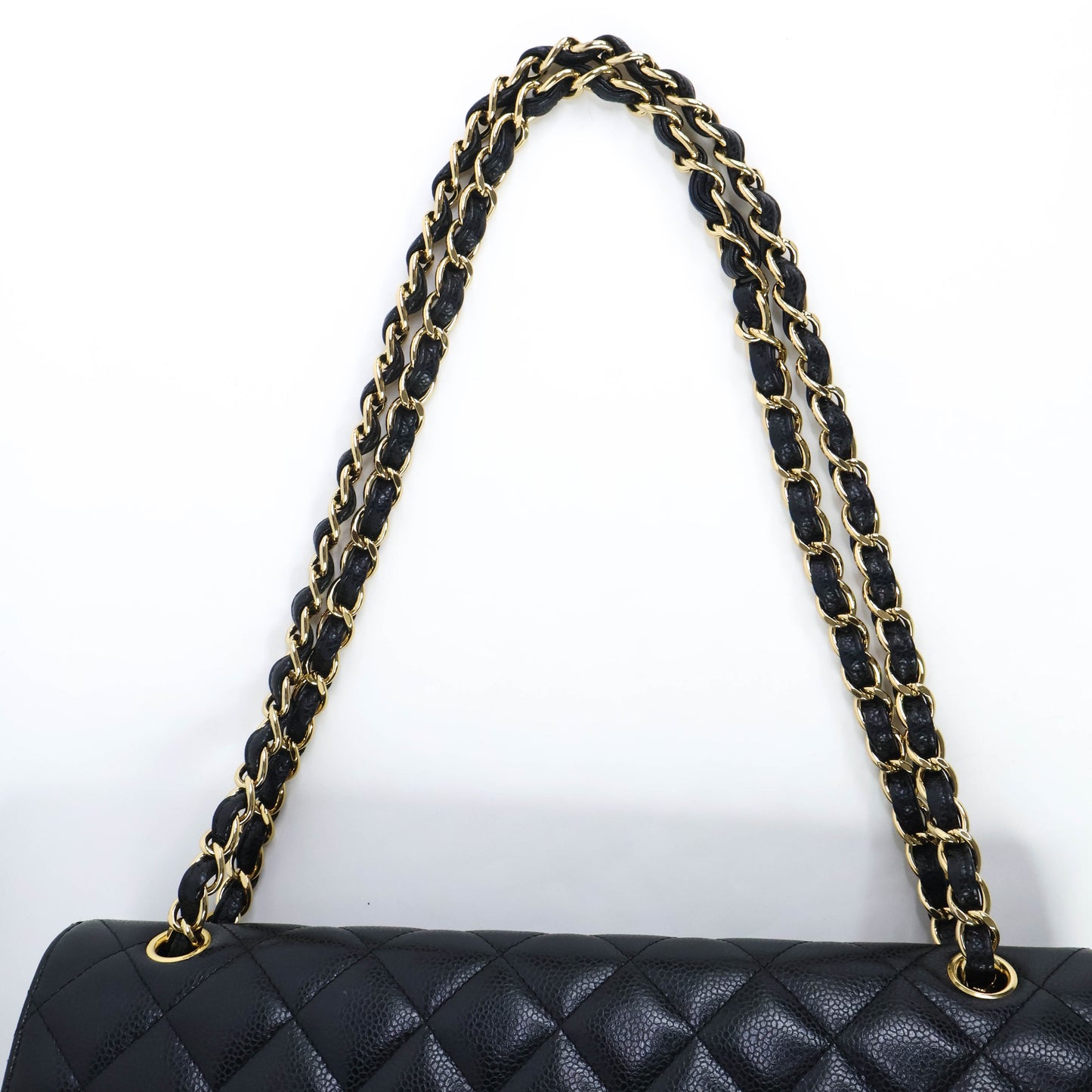 Chanel Classic Maxi Black Caviar GHW