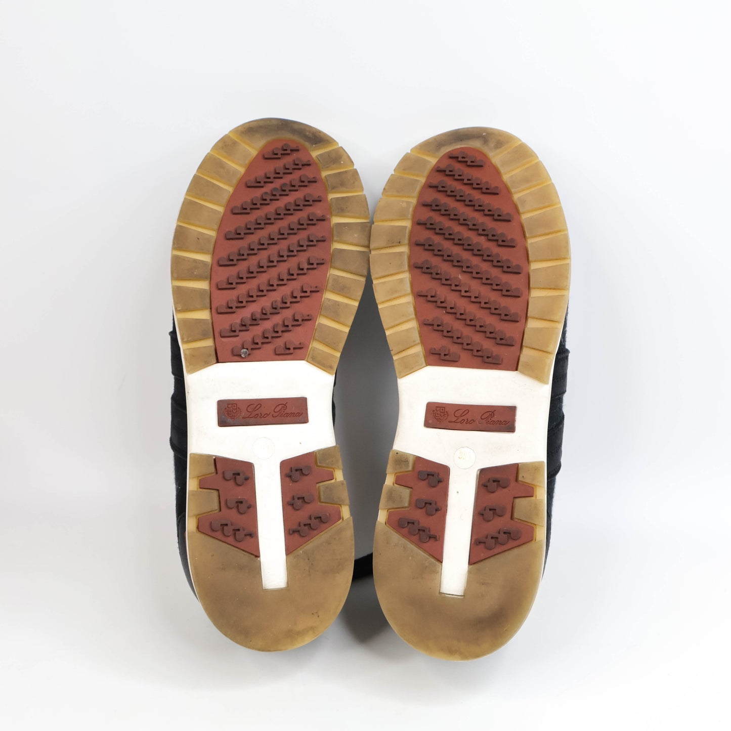 Loro Piana Lady Flexy Walk Sneakers Navy Blue 39.5