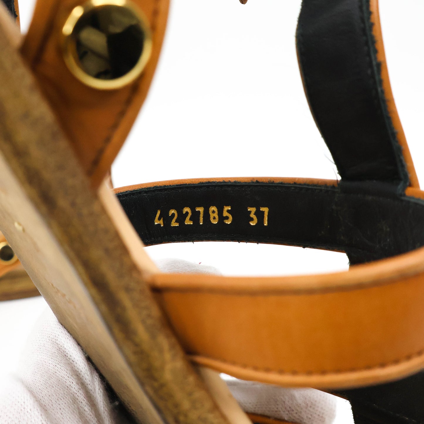 Balenciaga Gladiator Flat Brown 37