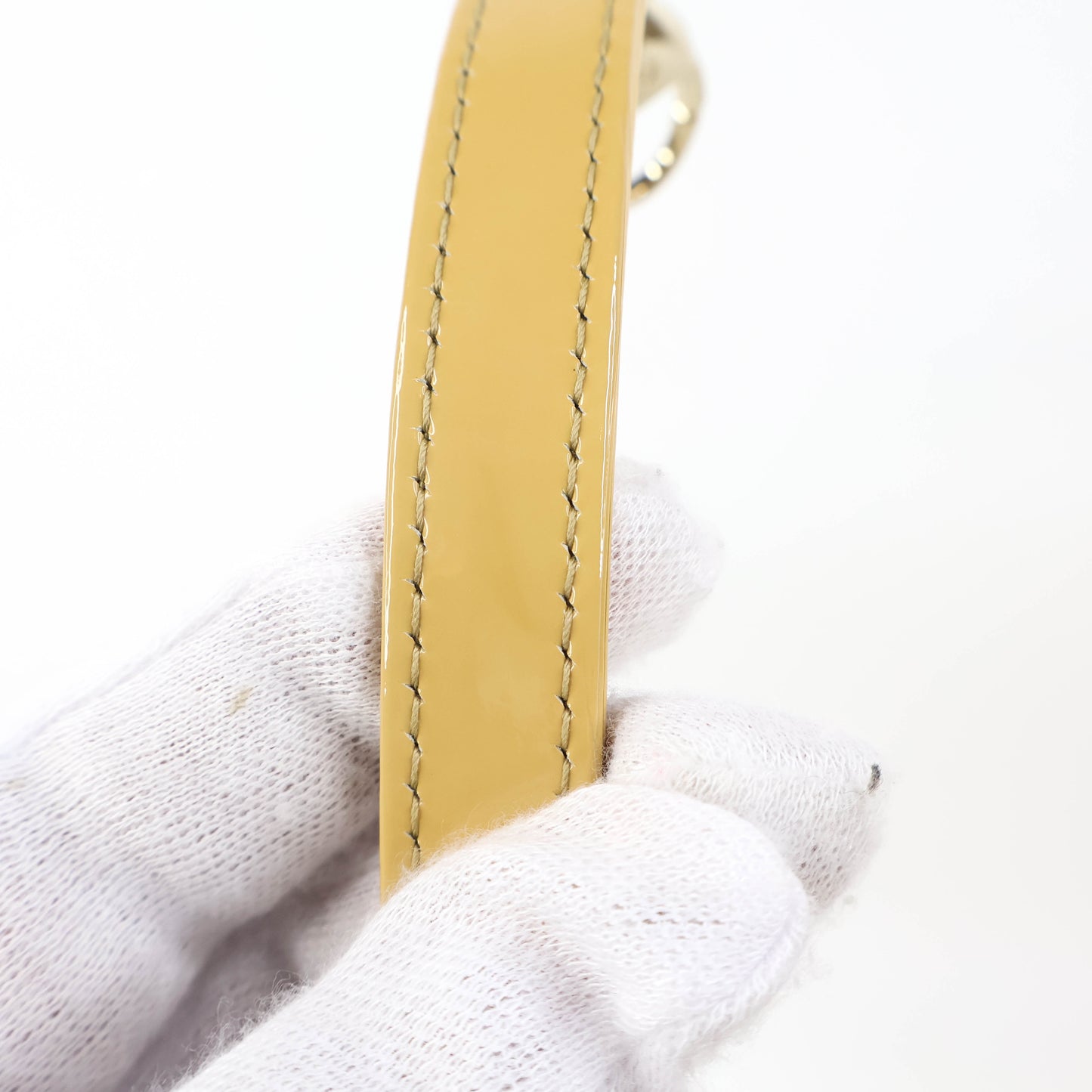 Christian Dior Lady Large Beige Patent SHW