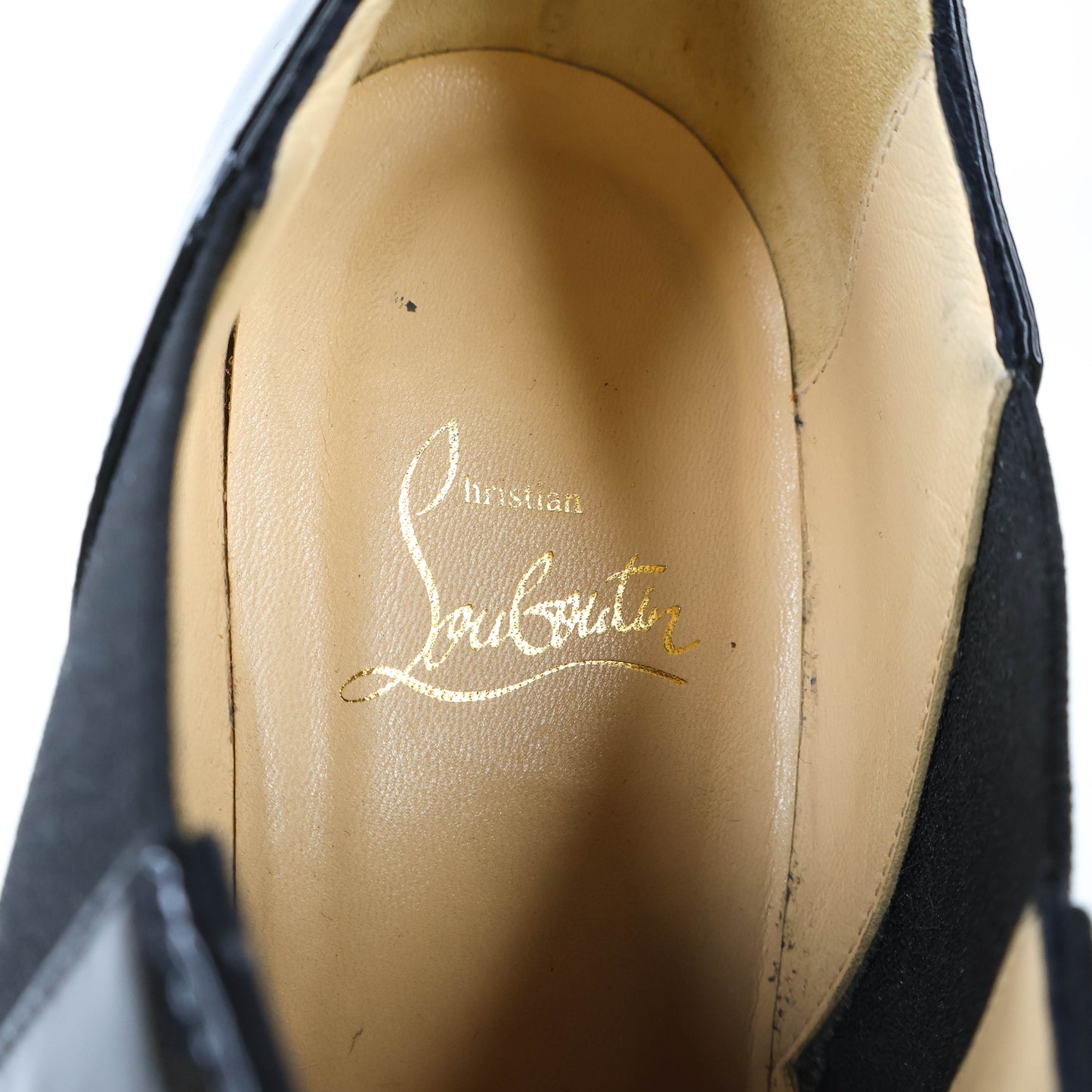 Christian Loubouin Boots Patent Black 38