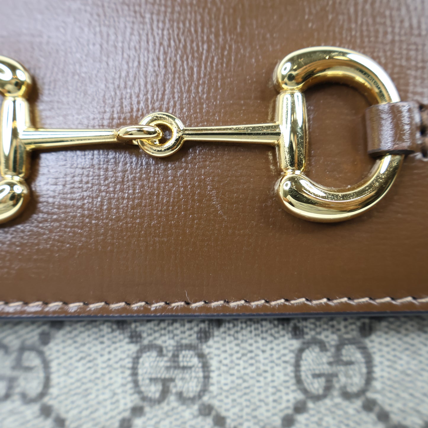 Gucci Horse Bit Camera Bag GG Canvas Brown