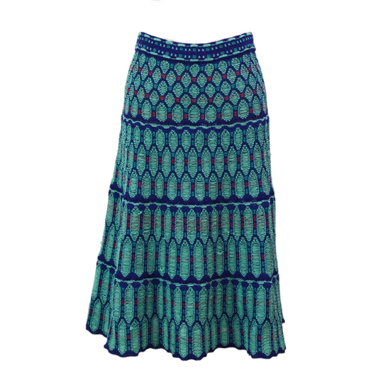 Missoni Skir Knit Green/Blue/Red 40