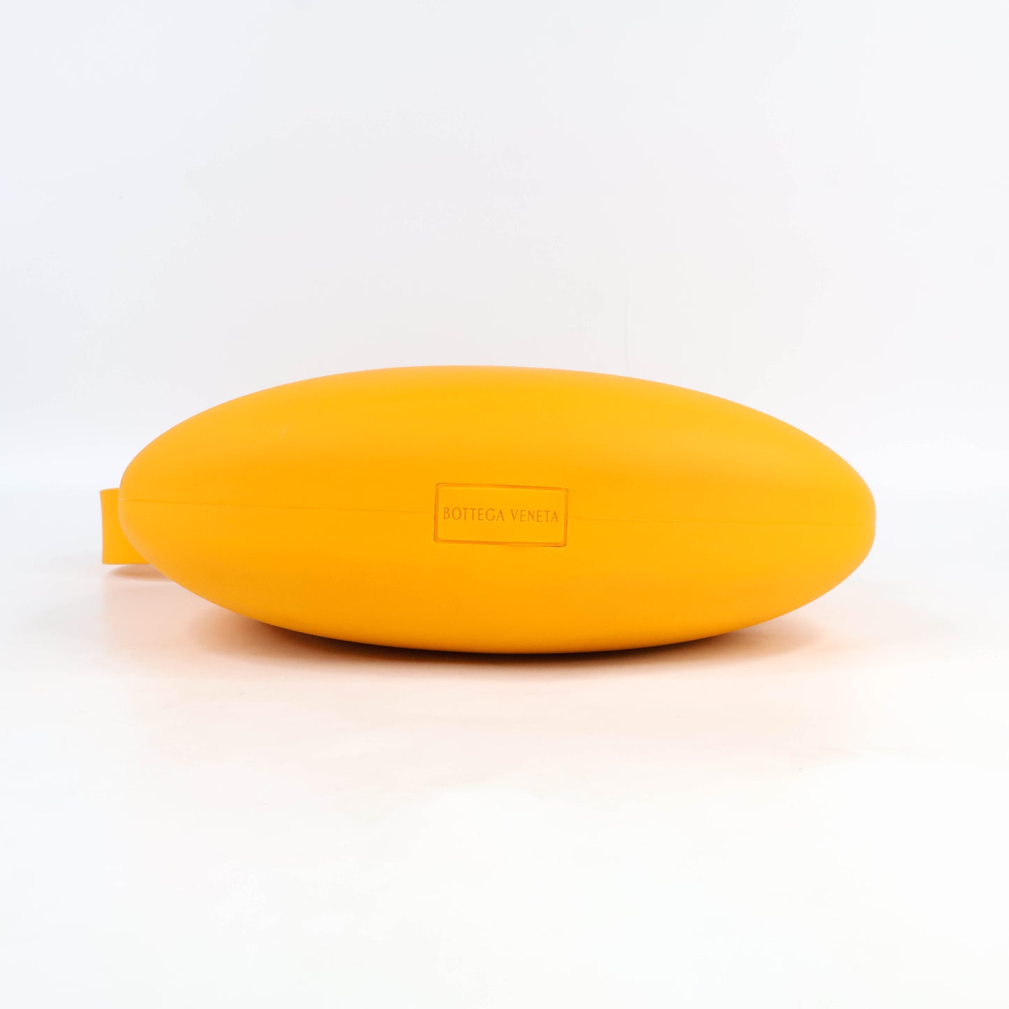 Bottega Veneta Recycled Rubber Punch Bag Orange
