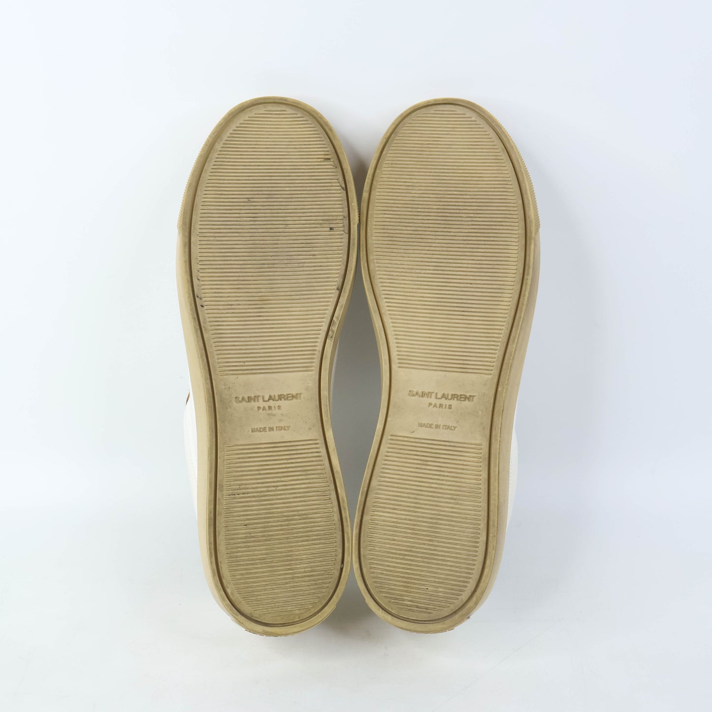 Saint Laurent Sneakers White Canvas 42