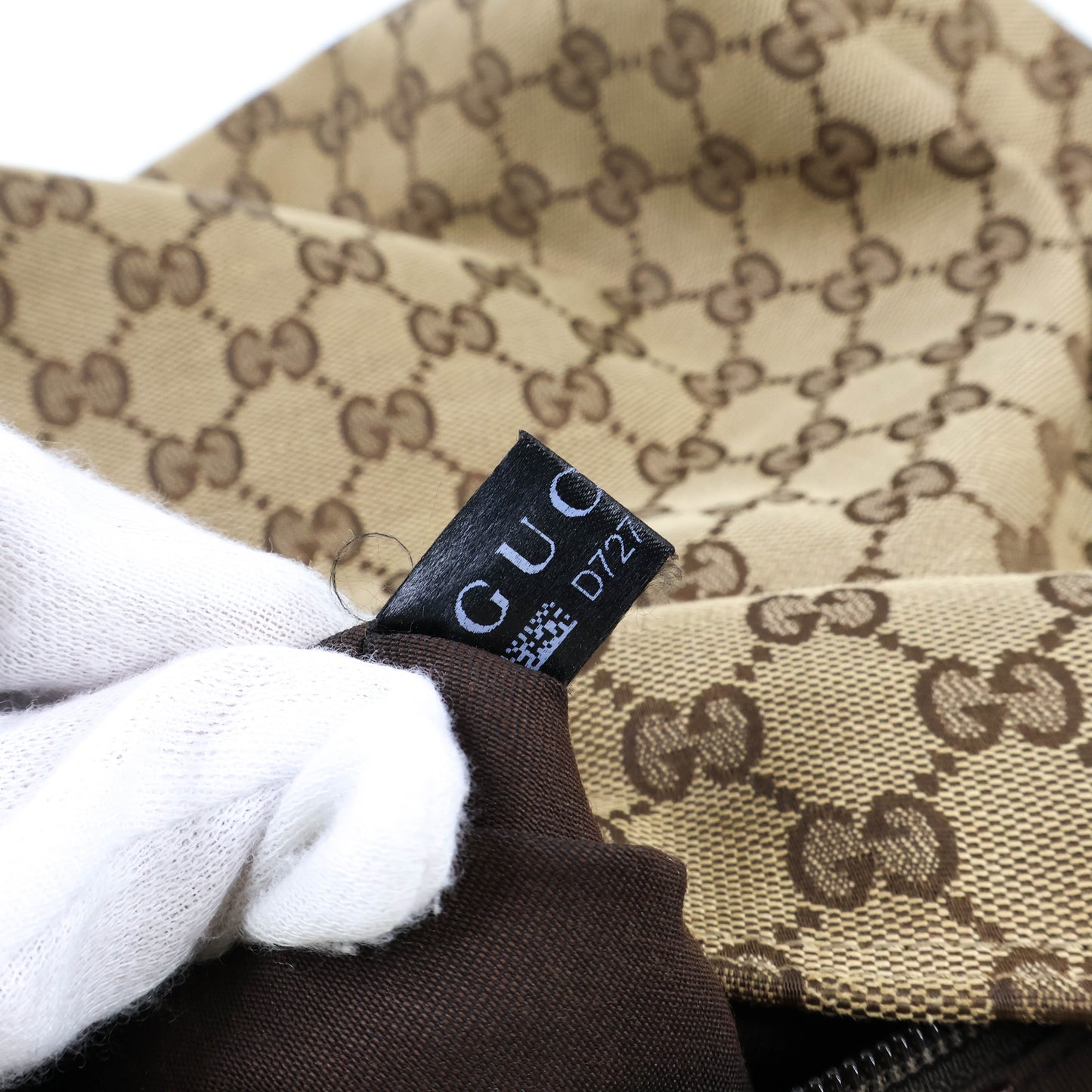 Gucci Messenger Bag Canvas Brown Green/Red