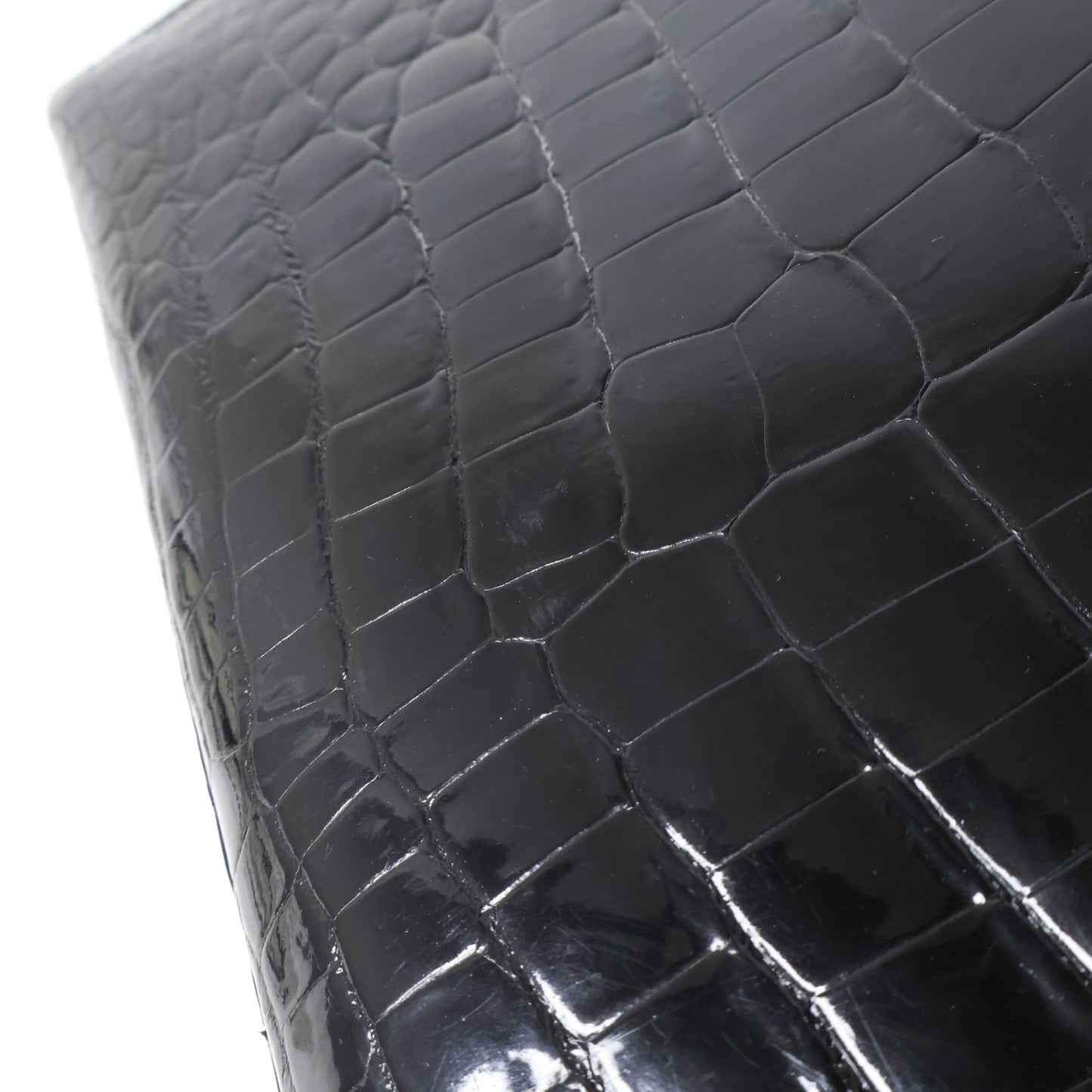 Hermes Kelly32 Black Niloticus shiny