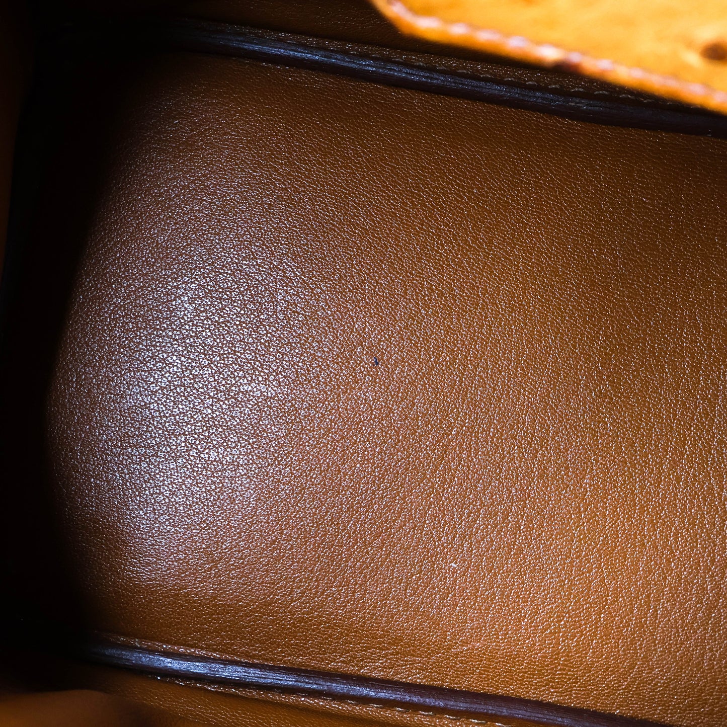 Hermes Birkin 30 Ostrich Cognac