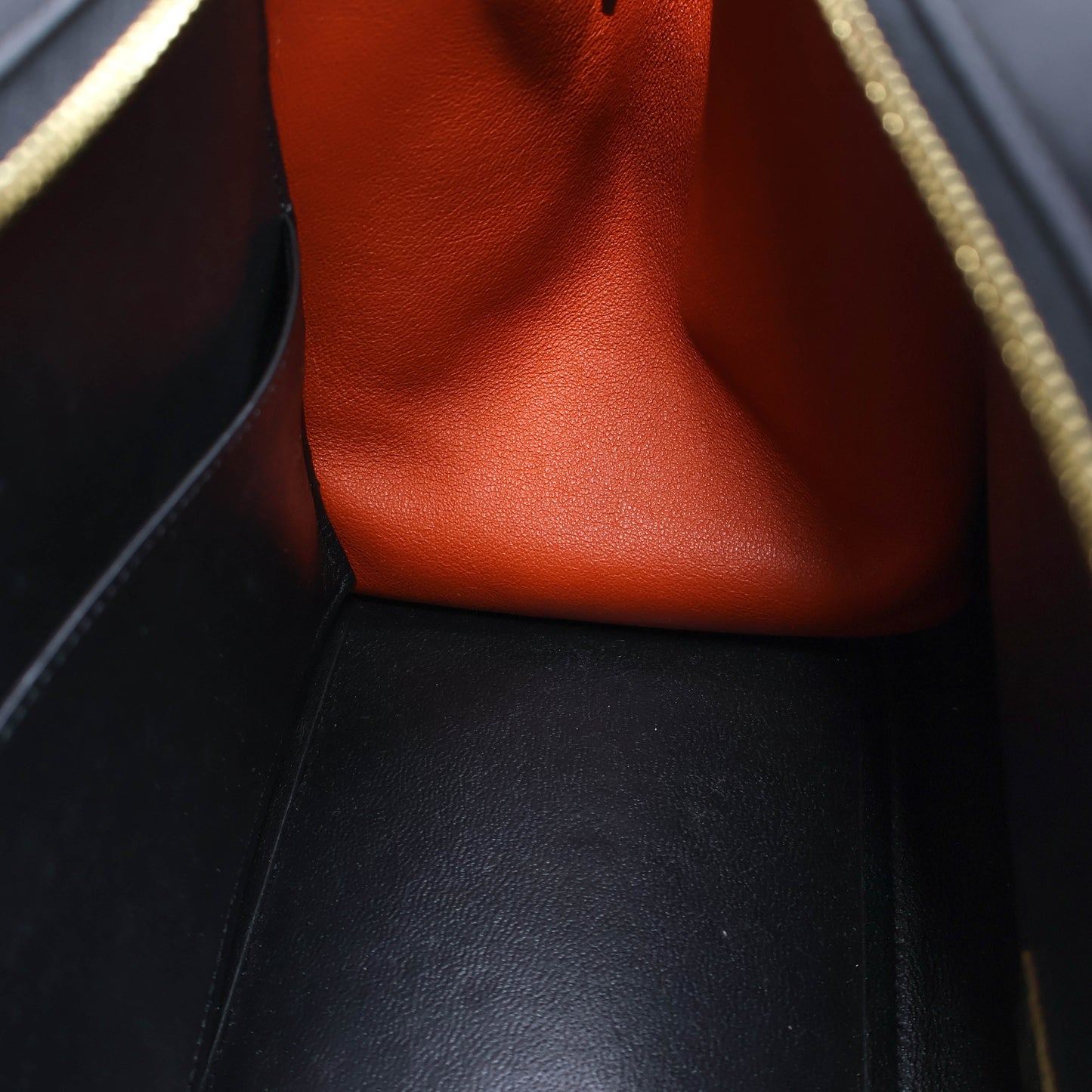 Celine Trapeze Small burnt Orange/Black/White