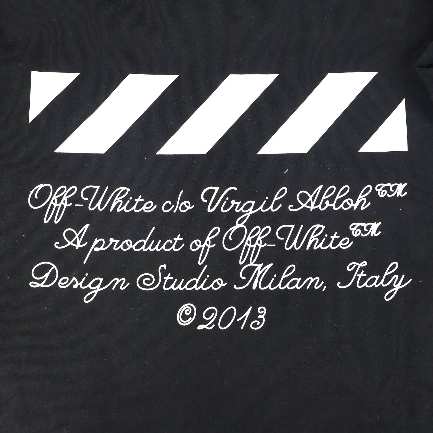 Off White T-Shirt Black '23'