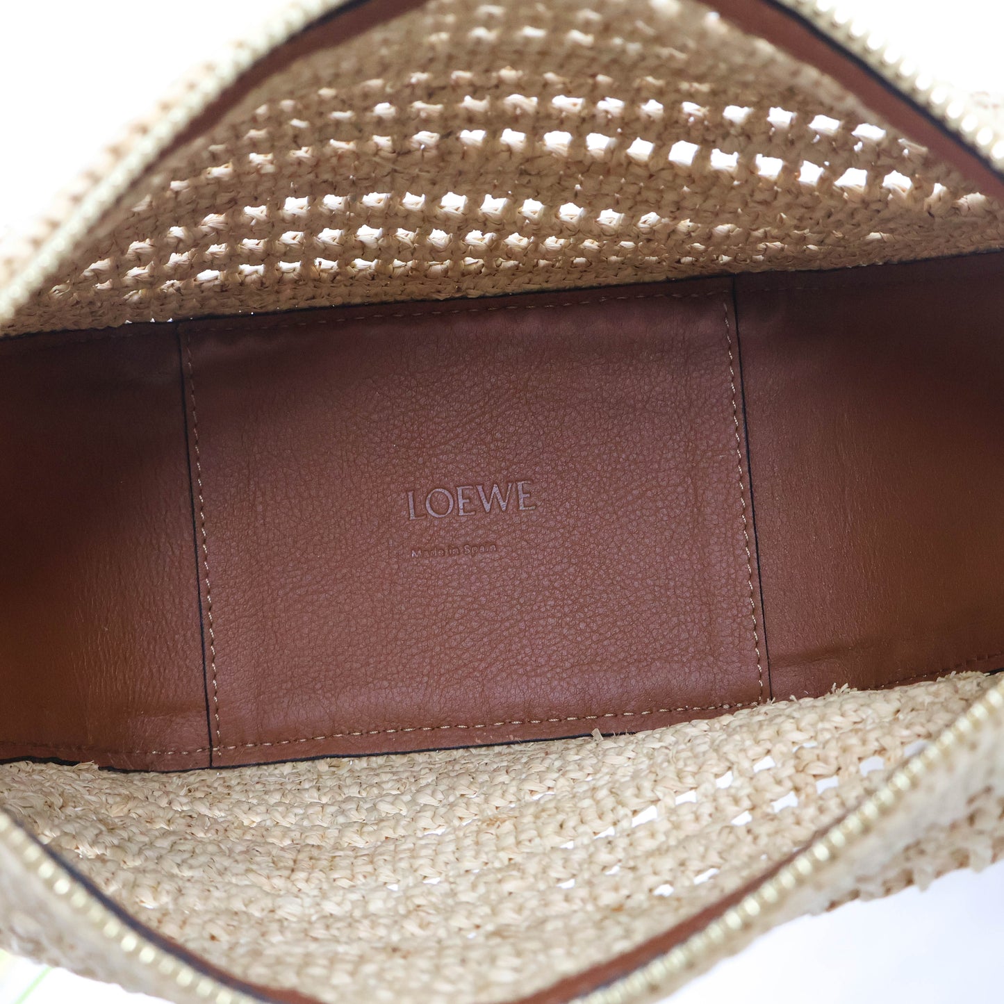 Loewe Hammock Hobo Mini Raffia Tan/Natural