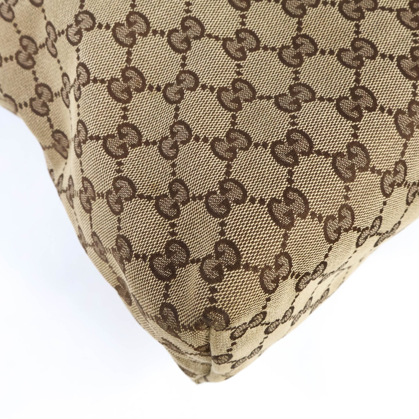 Gucci Messenger Bag Canvas Brown Green/Red