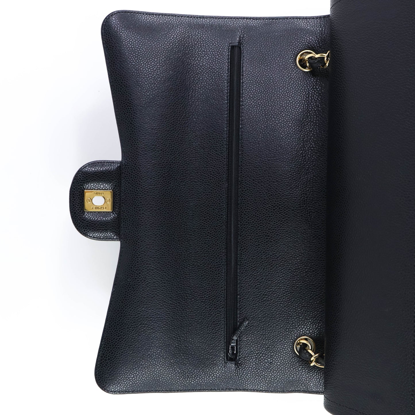 Chanel Classic Maxi Black Caviar GHW